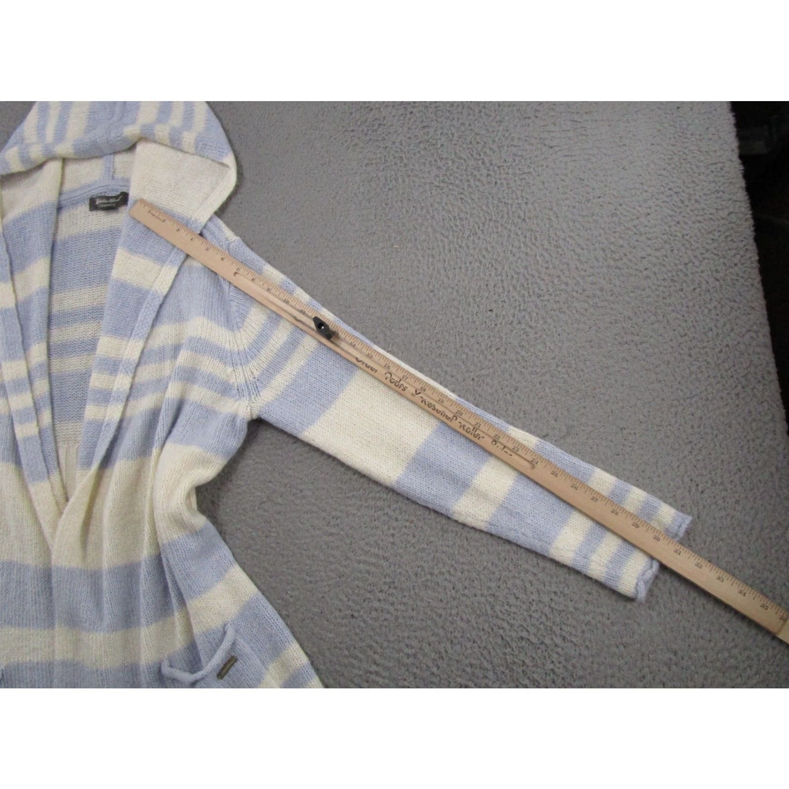 Eddie Bauer Eddie Bauer Sleepwear Knit Open Front Cardigan Sweater Hooded Womens Size L Size L / US 10 / IT 46 - 7 Thumbnail