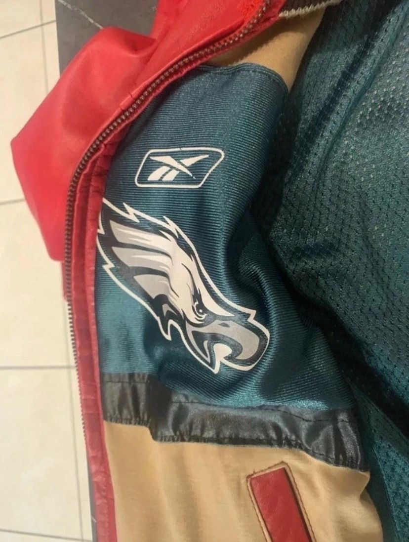 Vintage VintageReversible Reebok NFL Eagles Leather Jacket Westbrook Size US XS / EU 42 / 0 - 5 Thumbnail