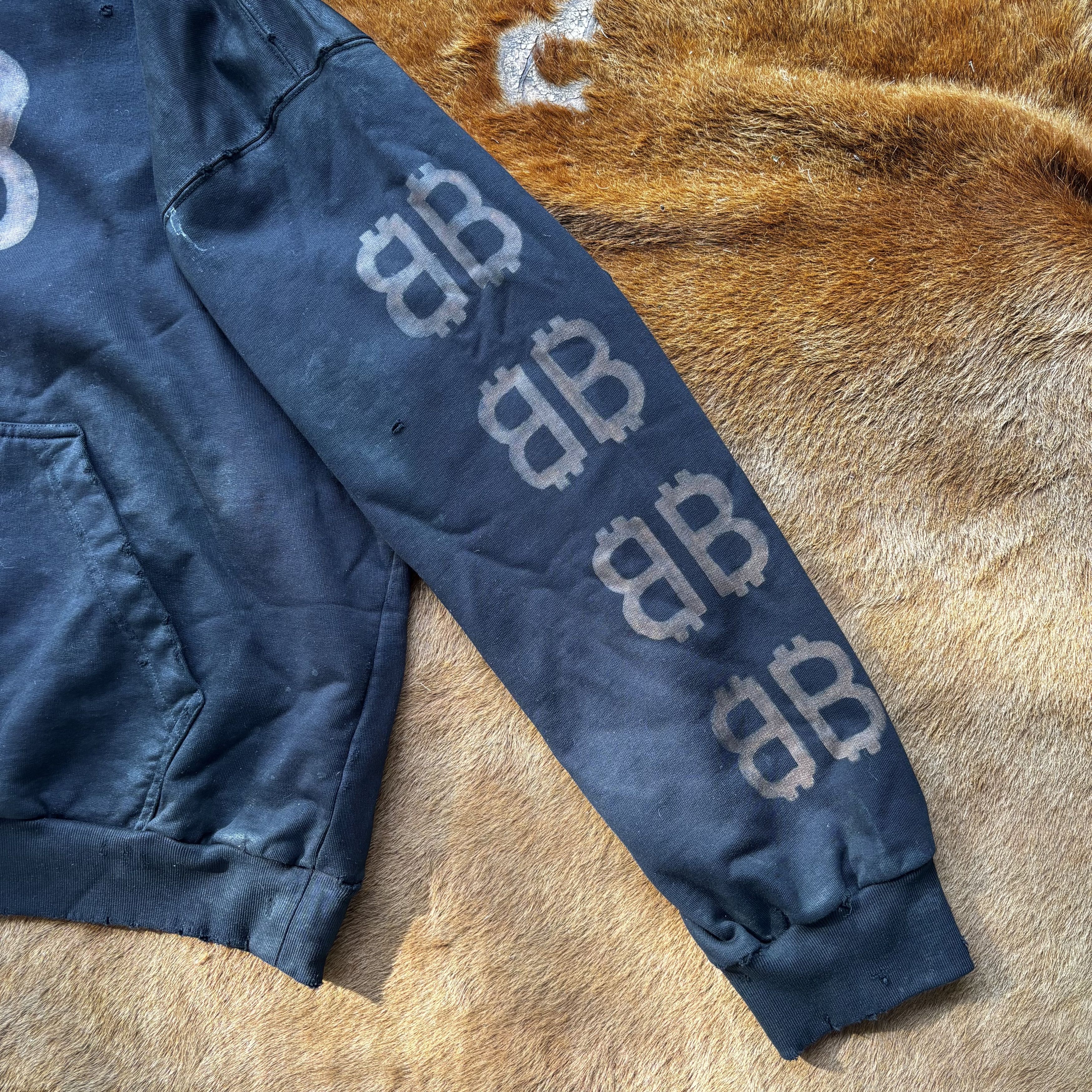 Balenciaga Balenciaga Crypto BB-print hoodie Size US XXS / EU 40 - 3 Thumbnail