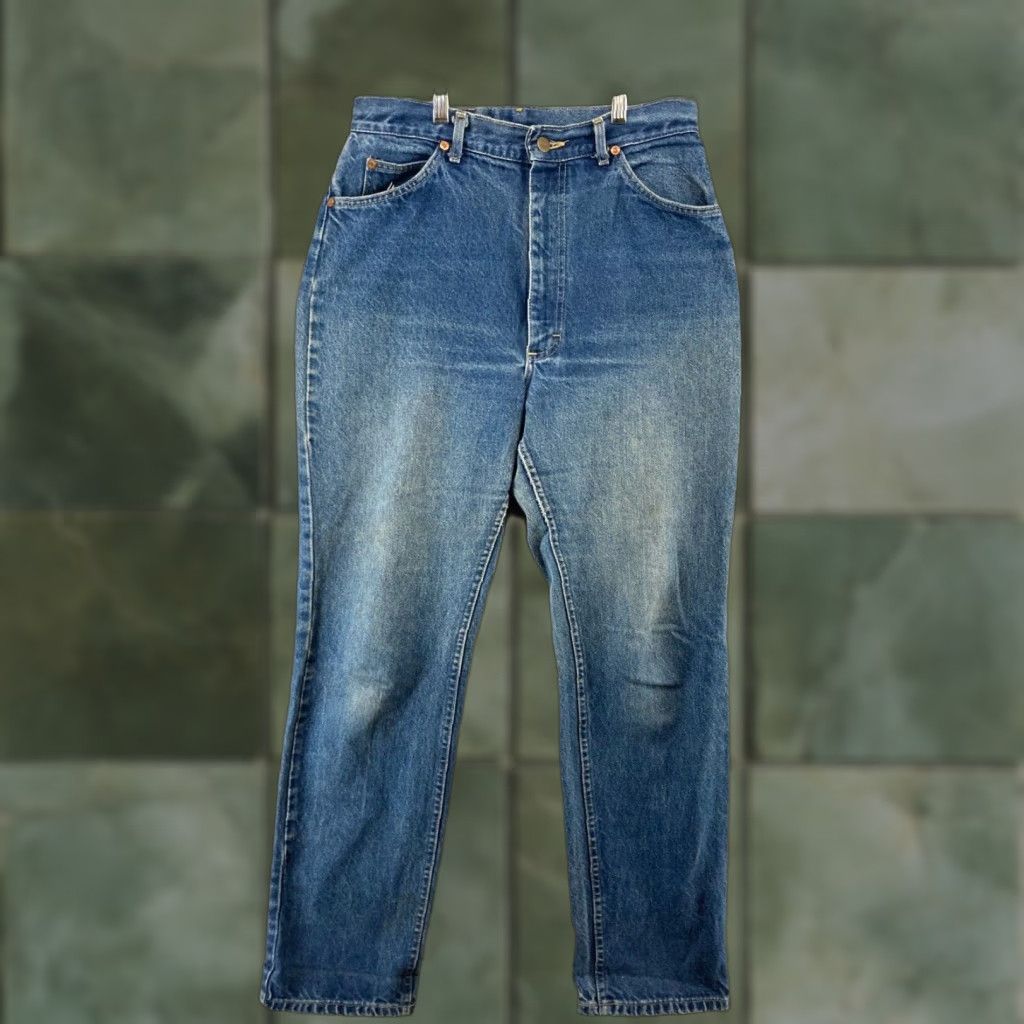 Lee VINTAGE Lee Womens Mom Jeans 14M Relaxed USA MADE Denim 5-Pocket Blue 31in Inseam Mens? Size 36" / US 14 / IT 50 - 1 Thumbnail