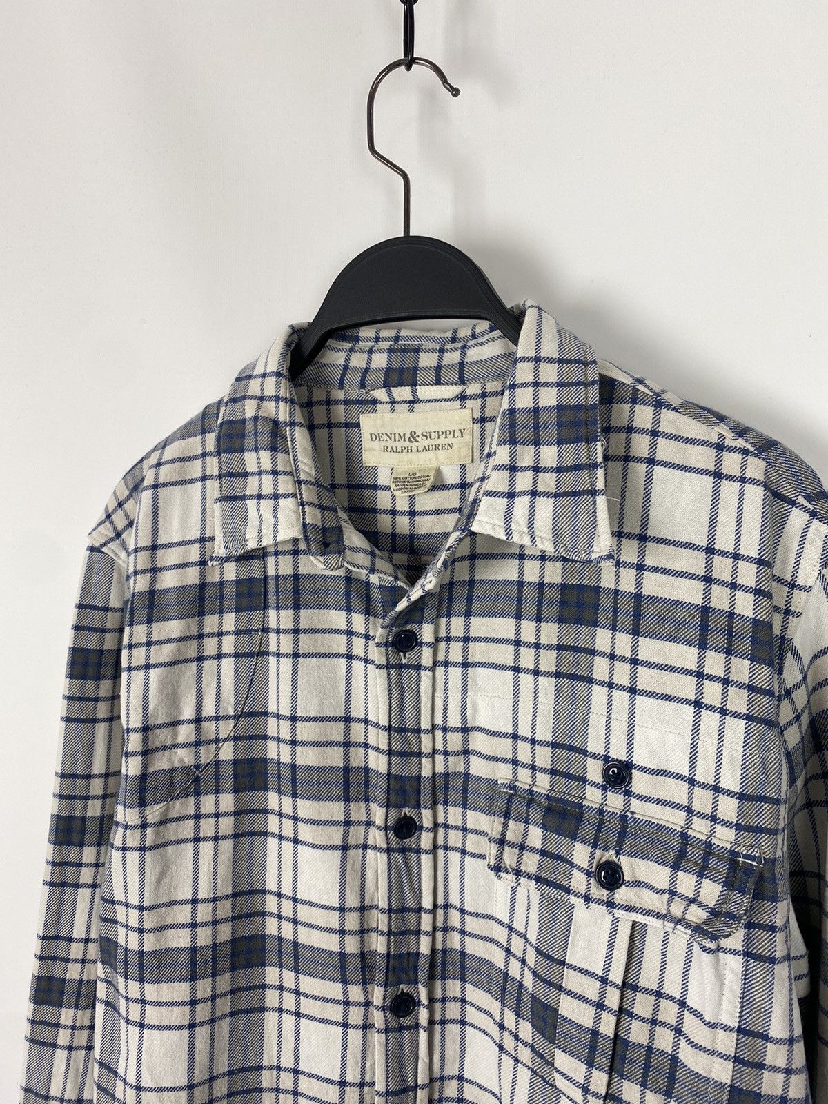 Denim & Supply Ralph Lauren Denim&Supply Checkered Gunner Flannel Button Up Size US L / EU 52-54 / 3 - 2 Thumbnail