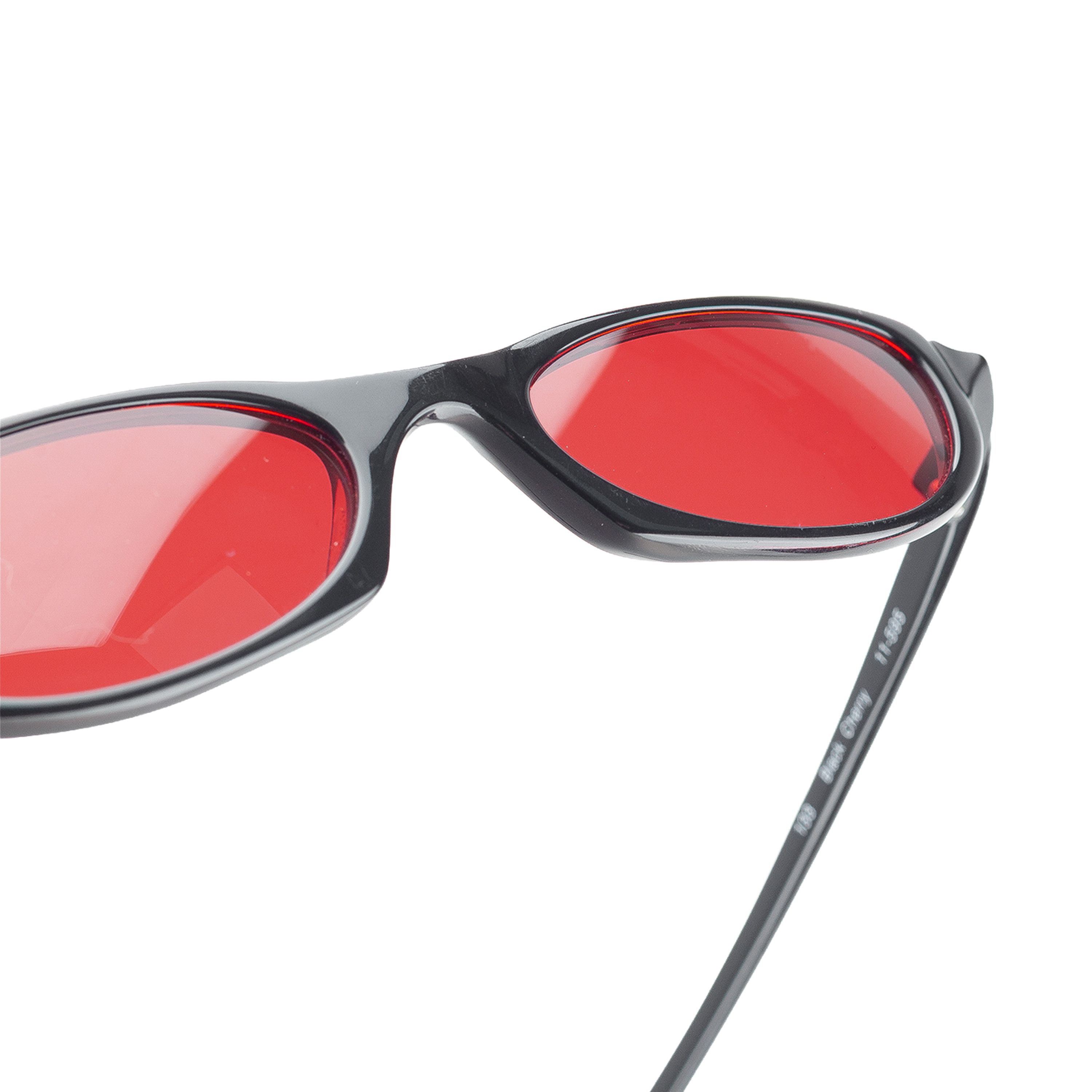 Oakley Oakley "Black Cherry" Red Lenses Vintage Sunglasses Size ONE SIZE - 5 Thumbnail
