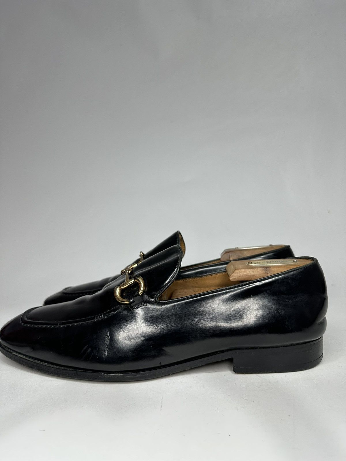 Gucci Gucci Horsebit Patent Leather Loafer. Size US 8 / EU 41 - 3 Thumbnail