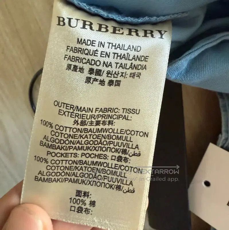 Burberry Burberry Light Blue Women's Casual Pants. Size 28" / US 6 / IT 42 - 5 Thumbnail