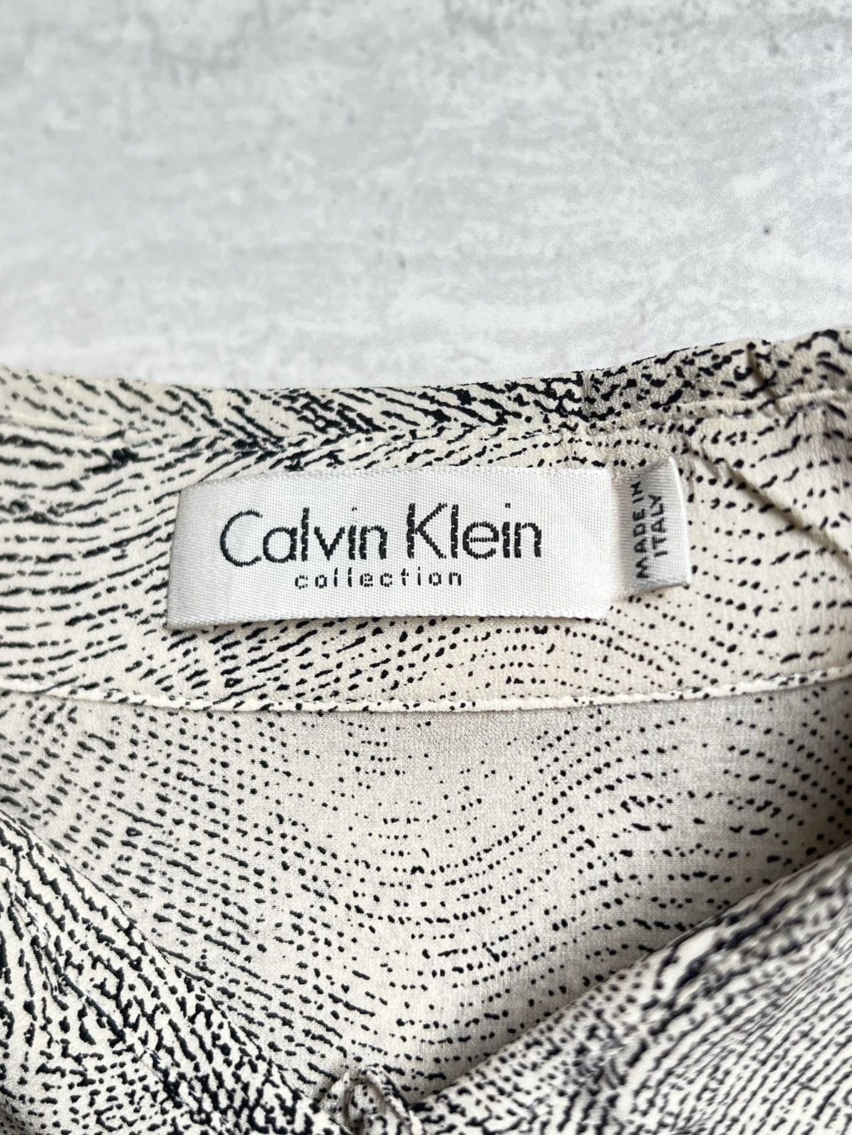 Calvin Klein Calvin Klein Collection Motive Shirt Size US XS / EU 42 / 0 - 6 Thumbnail