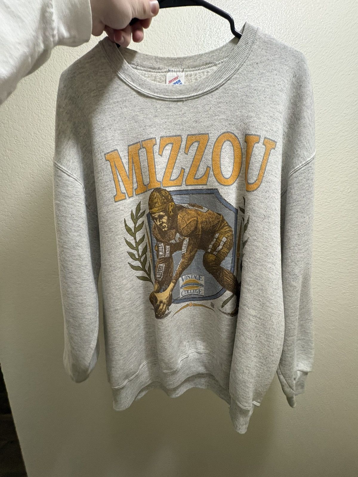 Vintage vintage mizzou football crewneck Size US XL / EU 56 / 4 - 1 Thumbnail