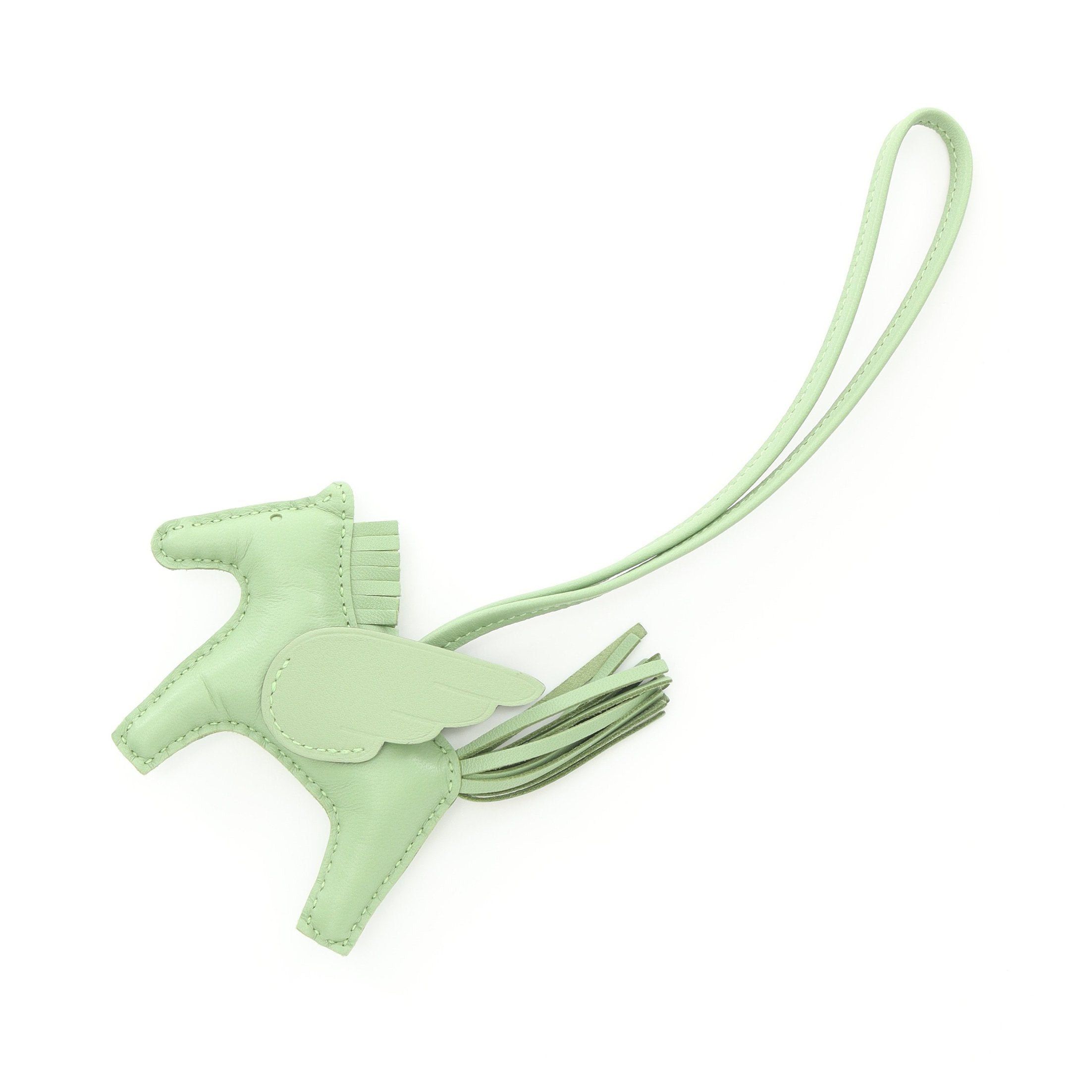 Hermes Hermes Rodeo Pegasus Pm Veil Cricket Bag Charm Aagneau Veau Swift Green B Stamp Size ONE SIZE - 1 Thumbnail
