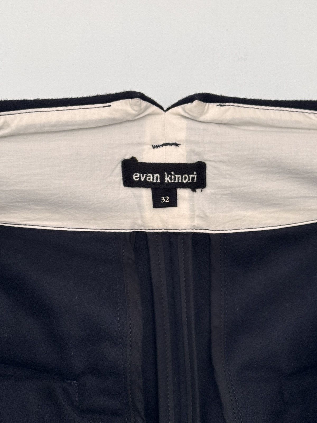 Evan Kinori Evan Kinori Brushed Wool/Cashmere Flannel Two Pleat Pant Size US 32 / EU 48 - 9 Thumbnail