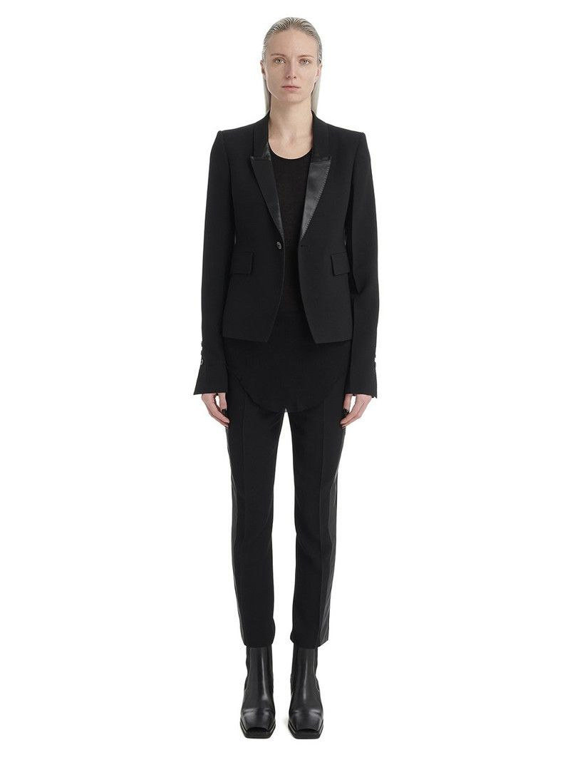 Rick Owens o1y0126 Blazer in Black Size L / US 10 / IT 46 - 6 Thumbnail