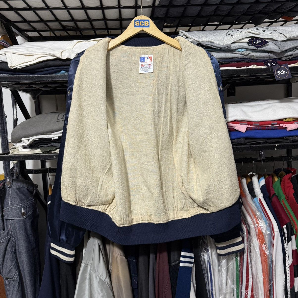 New York Yankees Vintage 80s 90s new york yankees felco satin varsity Size US S / EU 44-46 / 1 - 9 Thumbnail