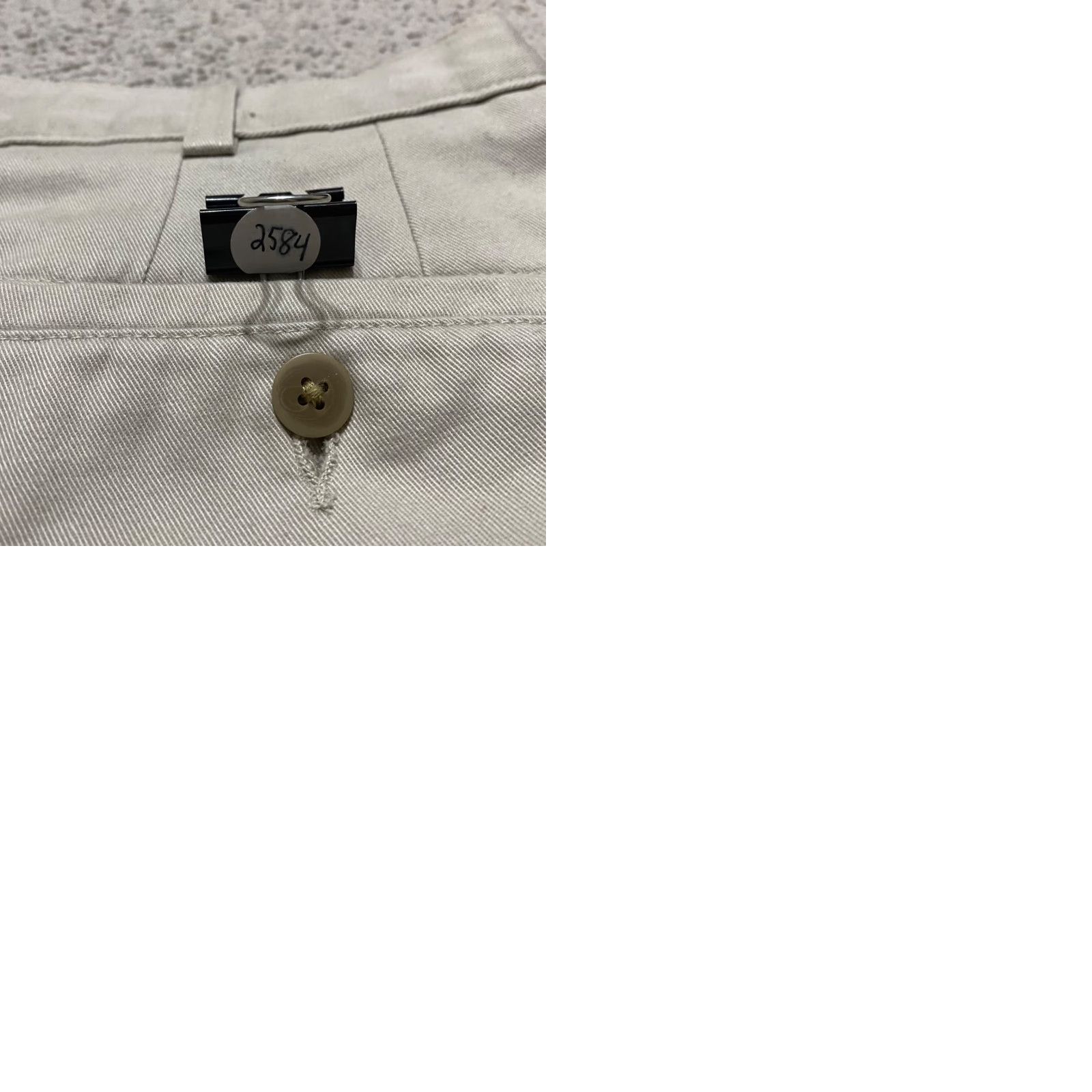 Vintage Cabela's Pants Mens 36x34 Beige Straight Chino Casual Business Khaki Pockets Cargo Flat Front Regular Rise Mid 10-12 in Denim? Size US 36 / EU 52 - 9 Thumbnail