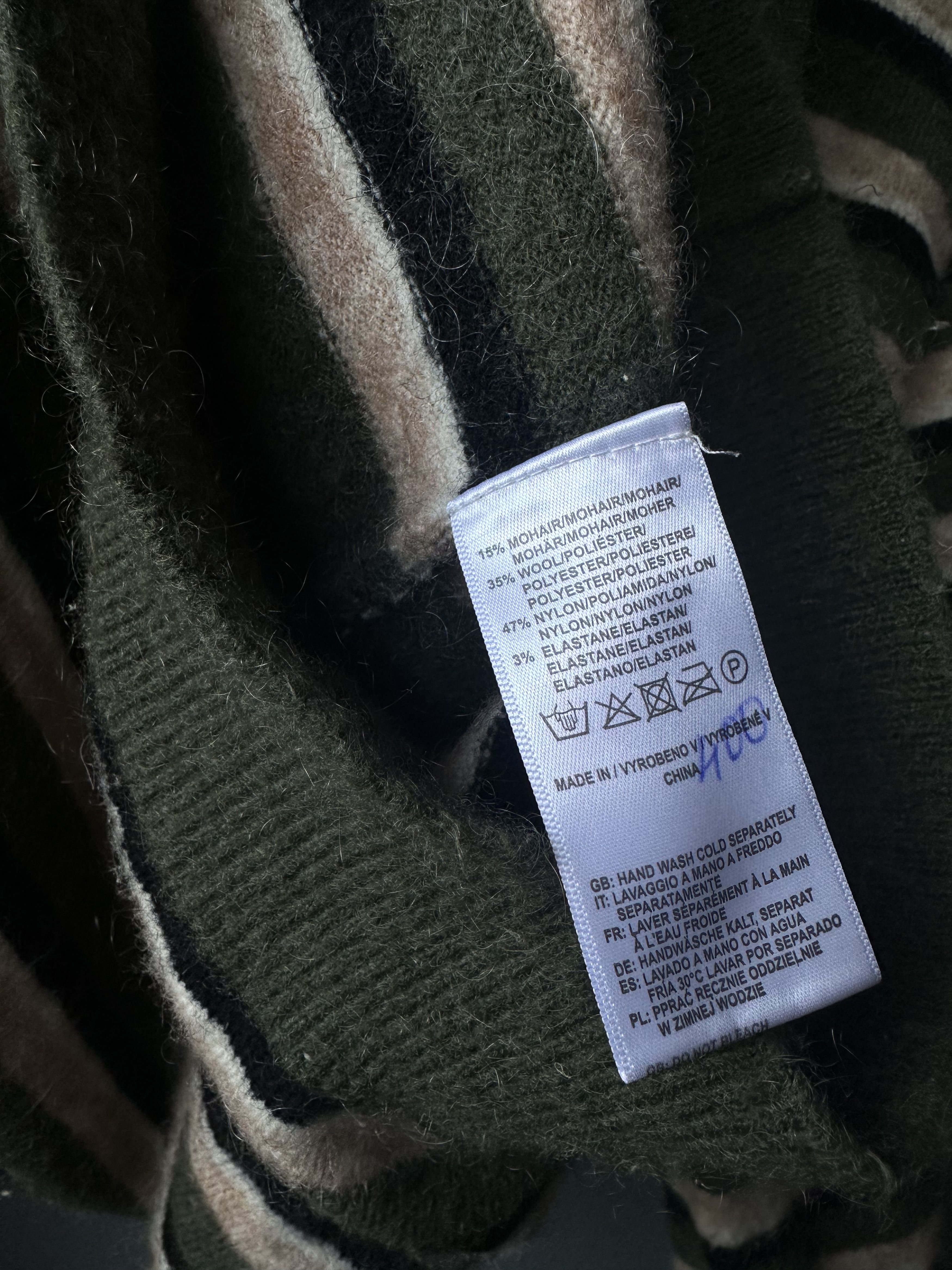 size? Home Grown Size? Mohair Wool Collar Sweater Oversized M Size US M / EU 48-50 / 2 - 6 Thumbnail