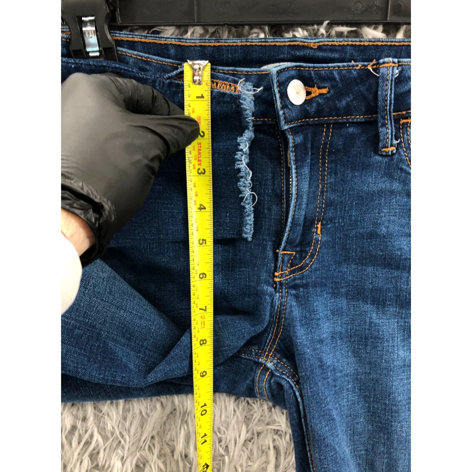 Old Navy Old Navy Rockstar Skinny Jeans Size 4 Womens Medium Blue Wash Denim Jeans Womens Regular Fit Size 27" / US 4 / IT 40 - 4 Thumbnail