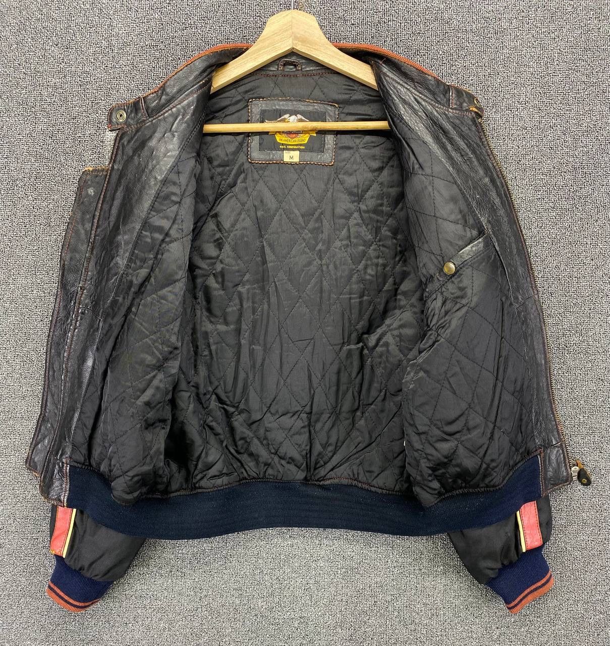 Harley Davidson Vintage Harley Davidson Championship Racing Leather Jacket Size US M / EU 48-50 / 2 - 14 Thumbnail