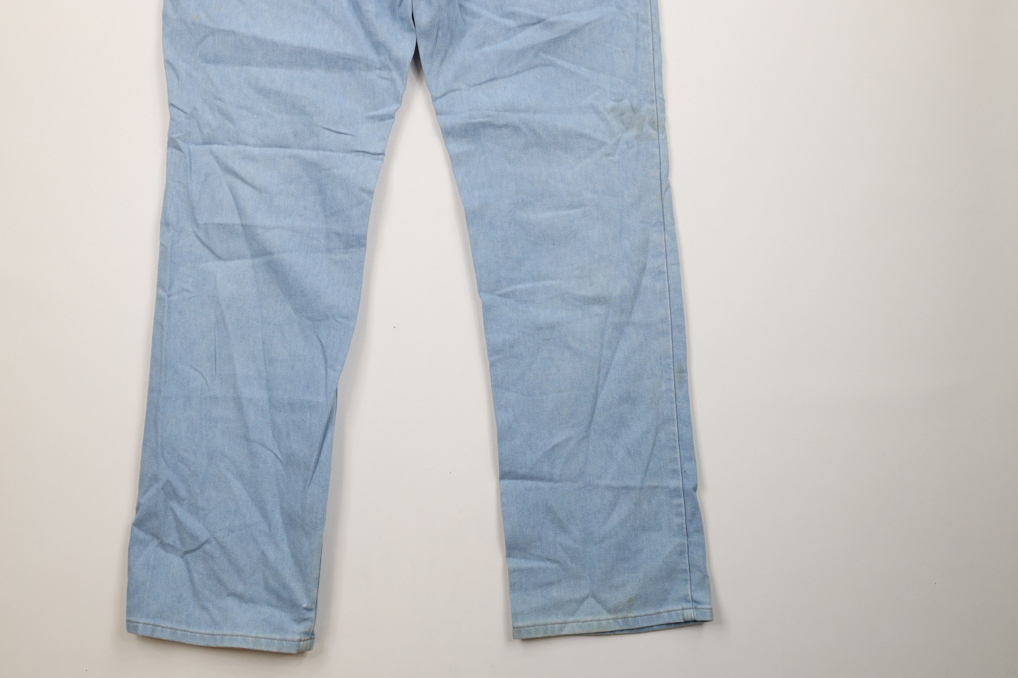 Vintage Vintage 90s Lee Flared Bootcut Denim Jeans Pants Blue USA Size US 34 / EU 50 - 14 Thumbnail