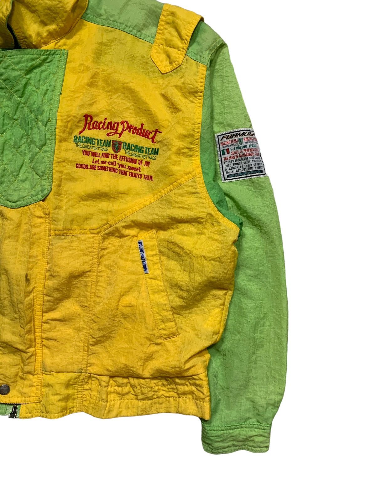 Vintage Japanese Formula 1 Racing Team Windbreaker Multicolour Size US L / EU 52-54 / 3 - 3 Thumbnail