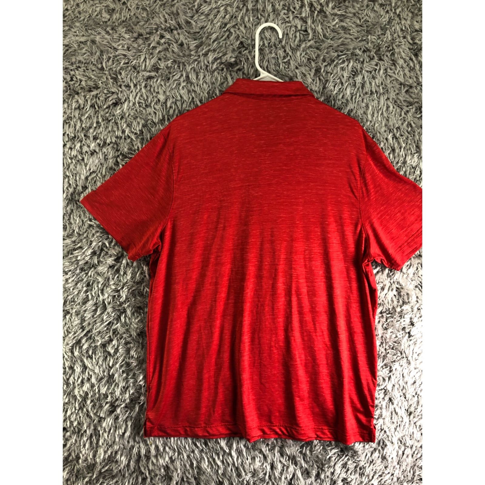Champion Champion Mens XL Spread Collar Short Sleeve Red Polo Pullover Shirt Size US XL / EU 56 / 4 - 6 Thumbnail