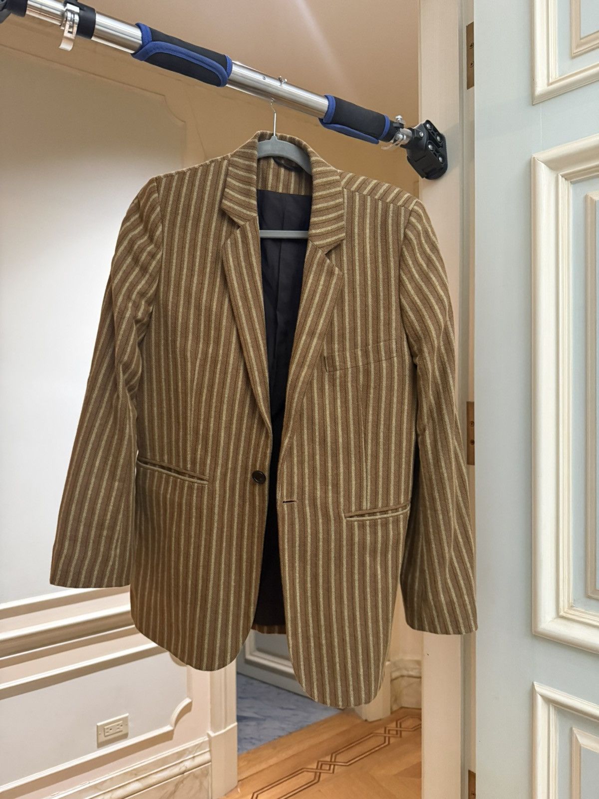 Ann Demeulemeester Tan Rini Blazer Size 48S - 5 Thumbnail