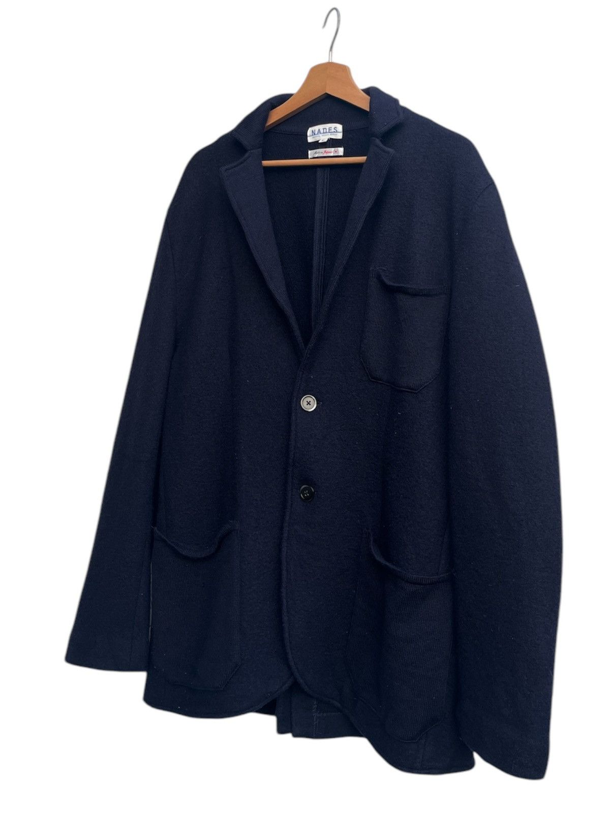 Japan Blue × Japanese Brand Vintage NADES Natural Design Studio Wool Jacket Size US L / EU 52-54 / 3 - 5 Thumbnail