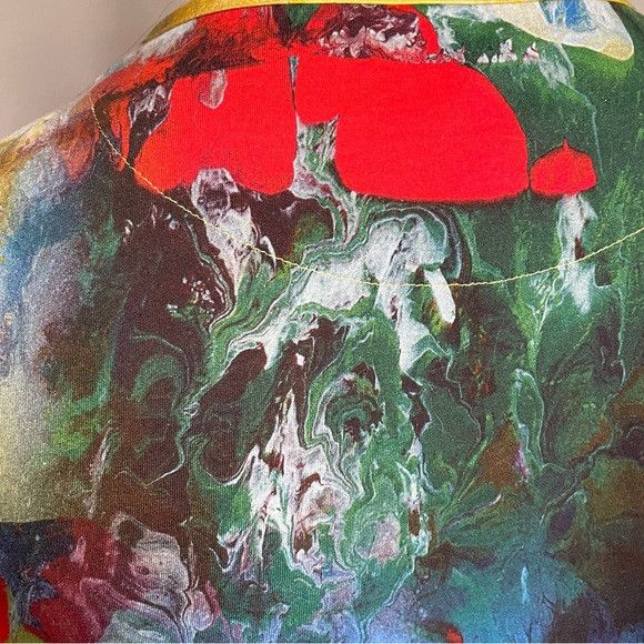 Jim Thompson × Vintage Jim Thompson Colourful Swirl Pima Cotton Tshirt - Small Size S / US 4 / IT 40 - 8 Thumbnail