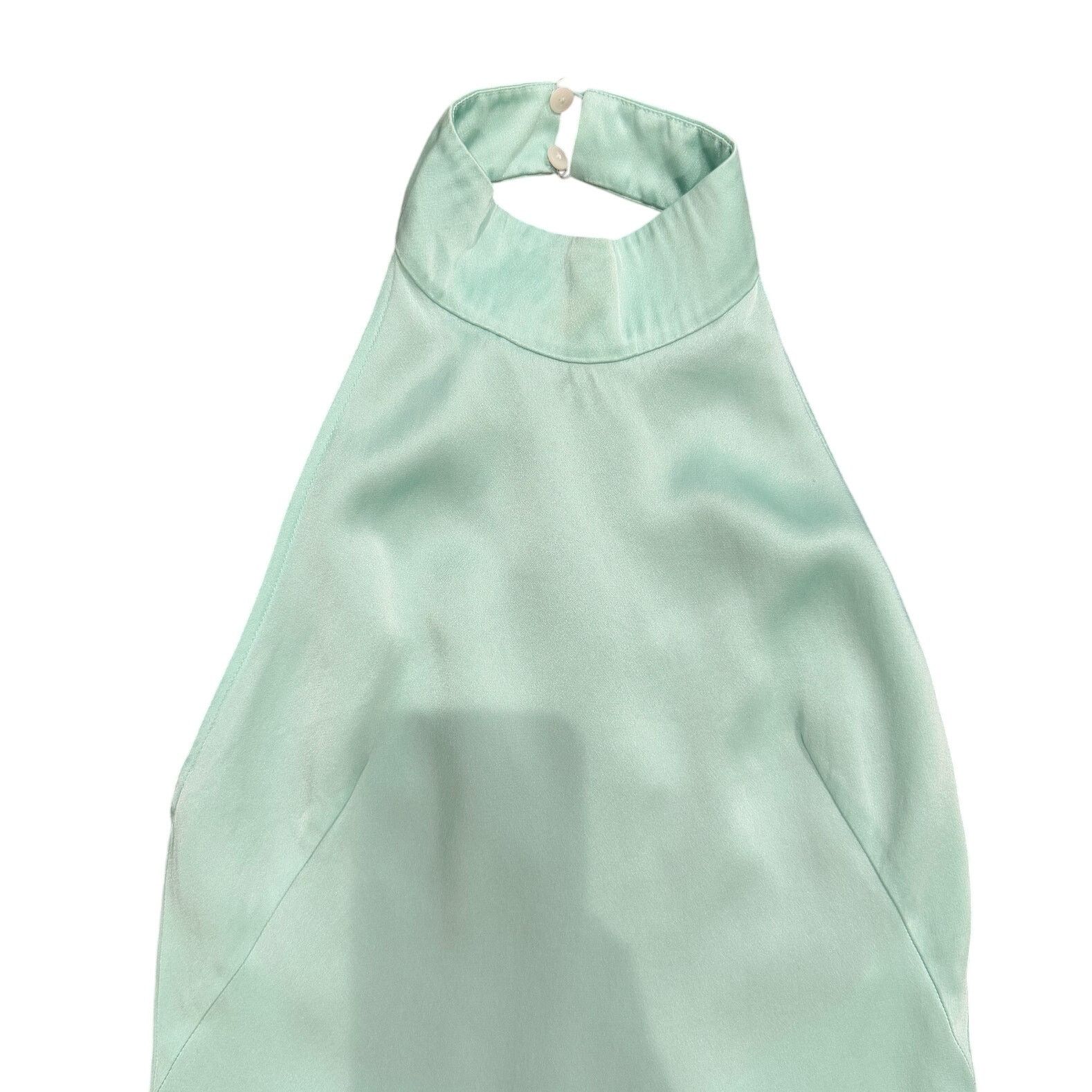 Lapointe Lapointe Satin Halter Gown in Mint, Size US 8 Size M / US 6-8 / IT 42-44 - 5 Thumbnail