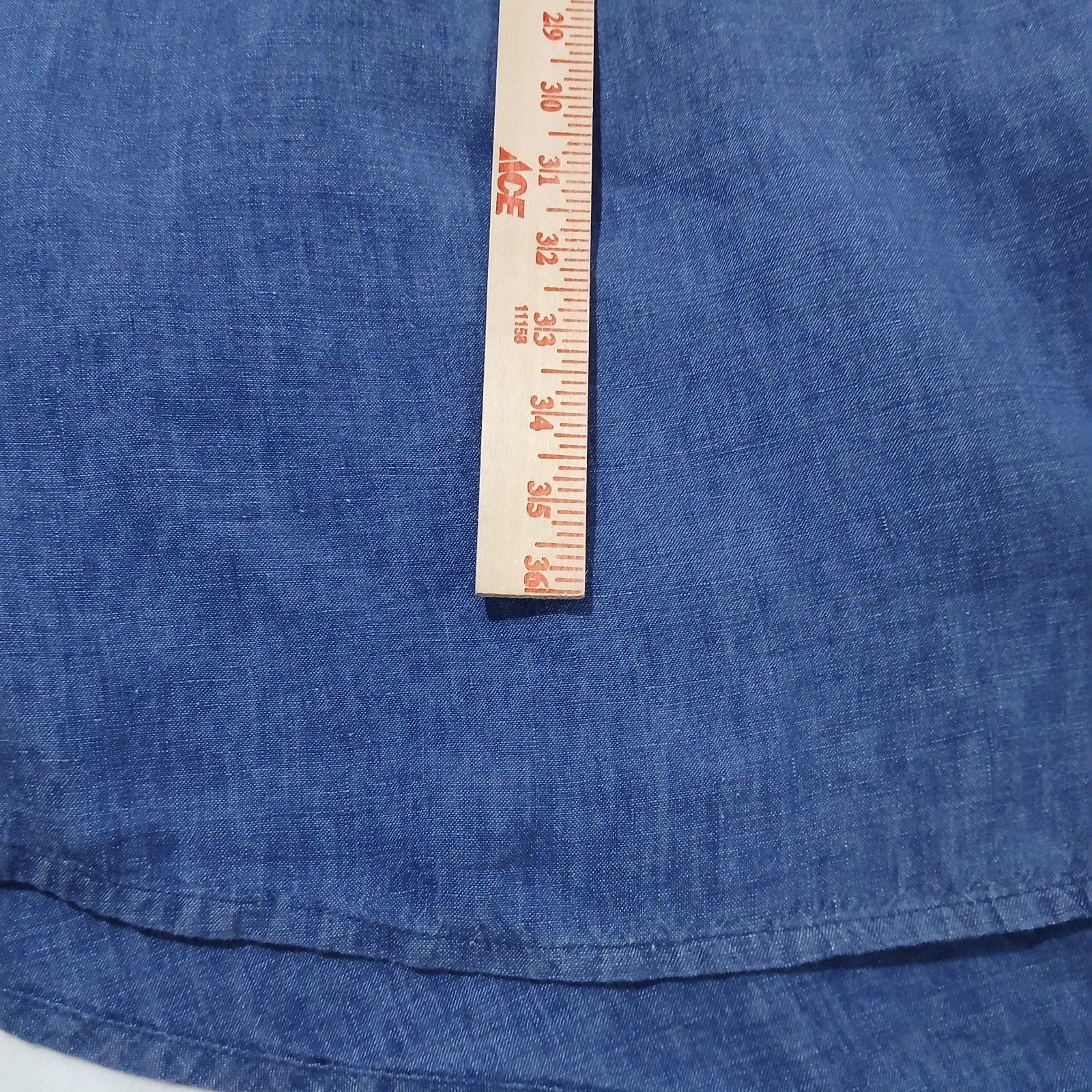 Eileen Fisher Eileen Fisher Linen Dress Small Blue Sleeveless Tie Waist Size S / US 4 / IT 40 - 13 Thumbnail