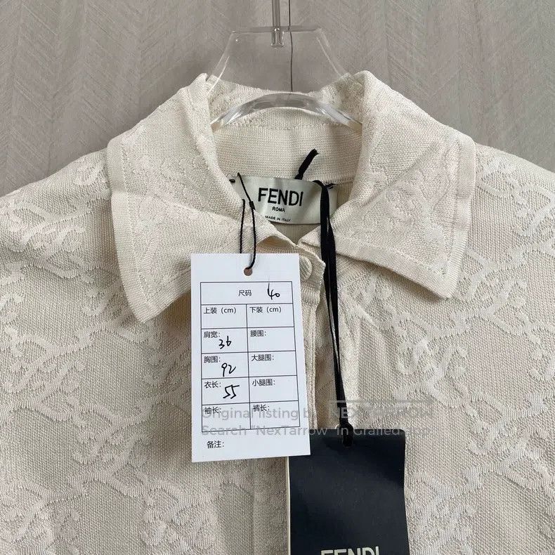 Fendi Fendi Printed Open Cardigan Size XS / US 0-2 / IT 36-38 - 2 Thumbnail