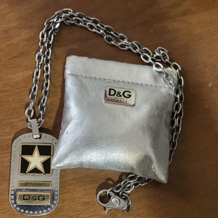 Dolce & Gabbana Dolce & Gabbana Dog Tag Star Necklace Size ONE SIZE - 1 Thumbnail