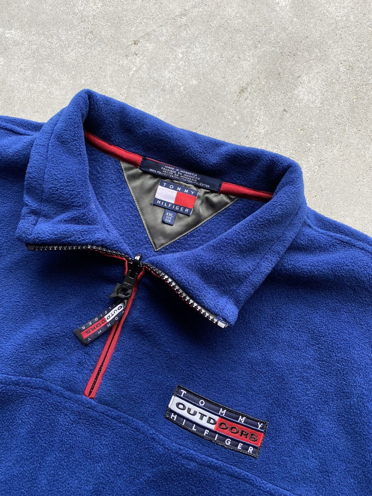 Tommy Hilfiger vintage 90s TOMMY HILFIGER OUTDDORS EXPEDITION fleece jacket Size US XXL / EU 58 / 5 - 11 Thumbnail