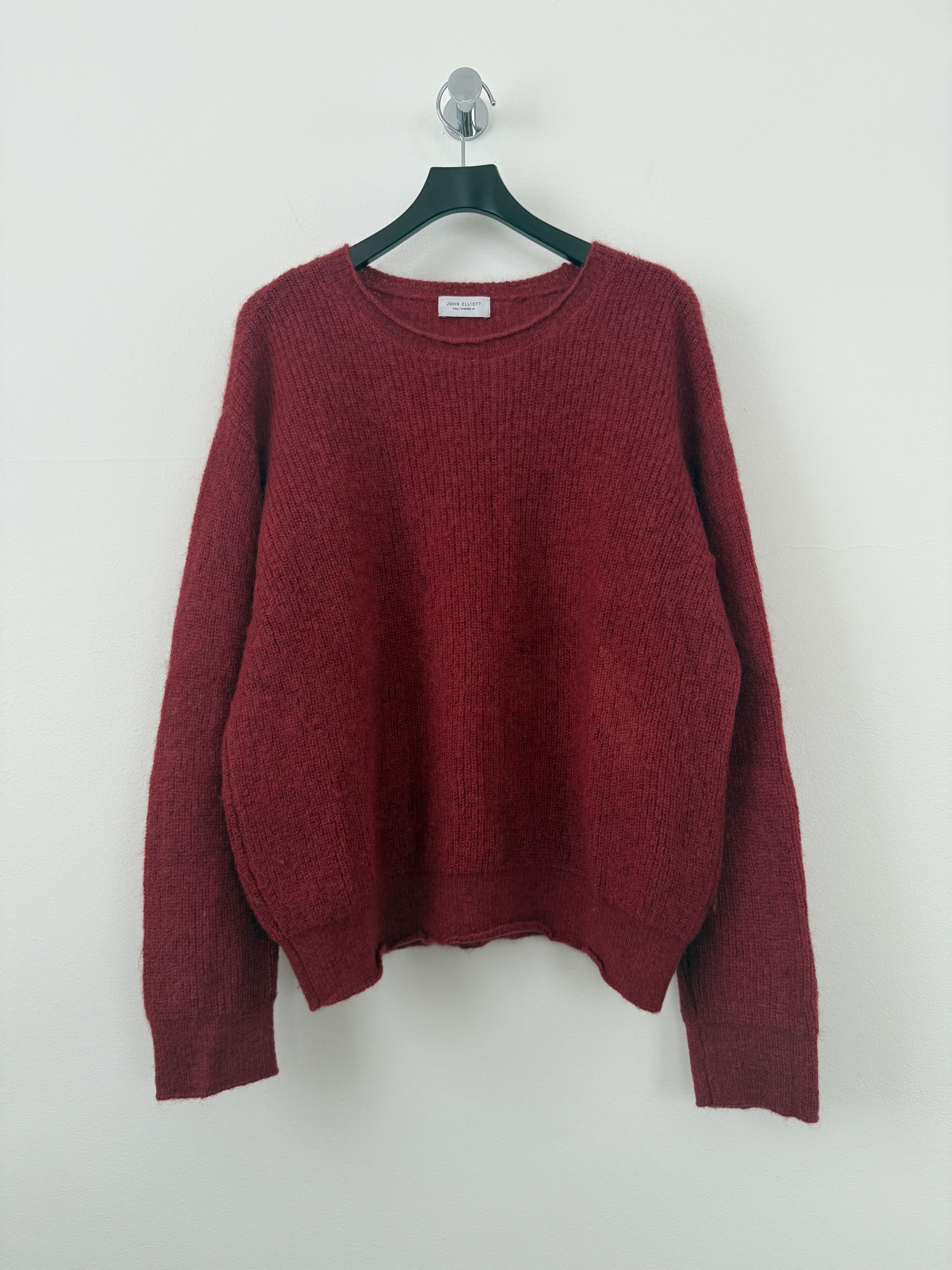 John Elliott Mohair Crewneck Sweater Size US L / EU 52-54 / 3 - 1 Thumbnail