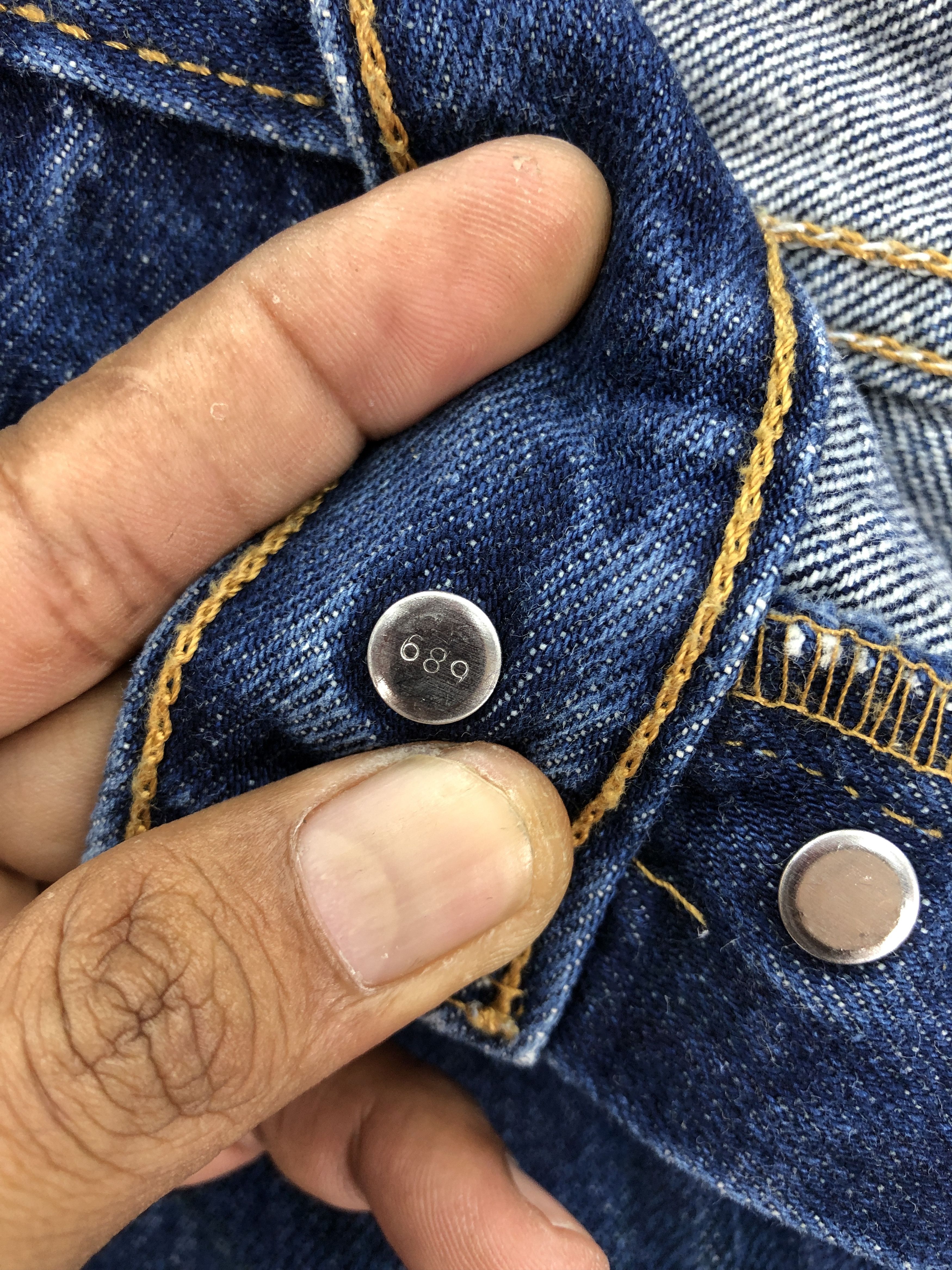 Levi's Vintage Levis 501 Jeans Dirty Levi's Indigo Faded Denim Size US 40 / EU 56 - 8 Thumbnail