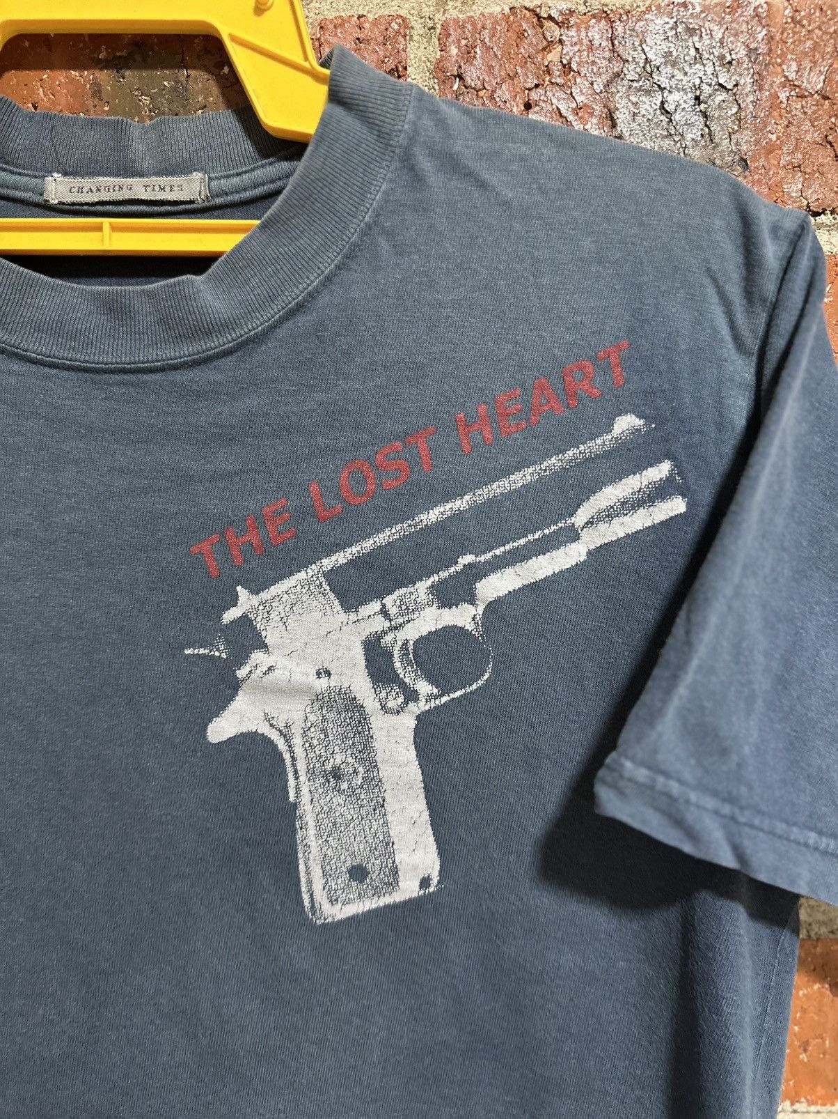 Band Tees Thrashed Vintage The Lost Heart Sun Faded Grunge Tee Size US M / EU 48-50 / 2 - 2 Thumbnail