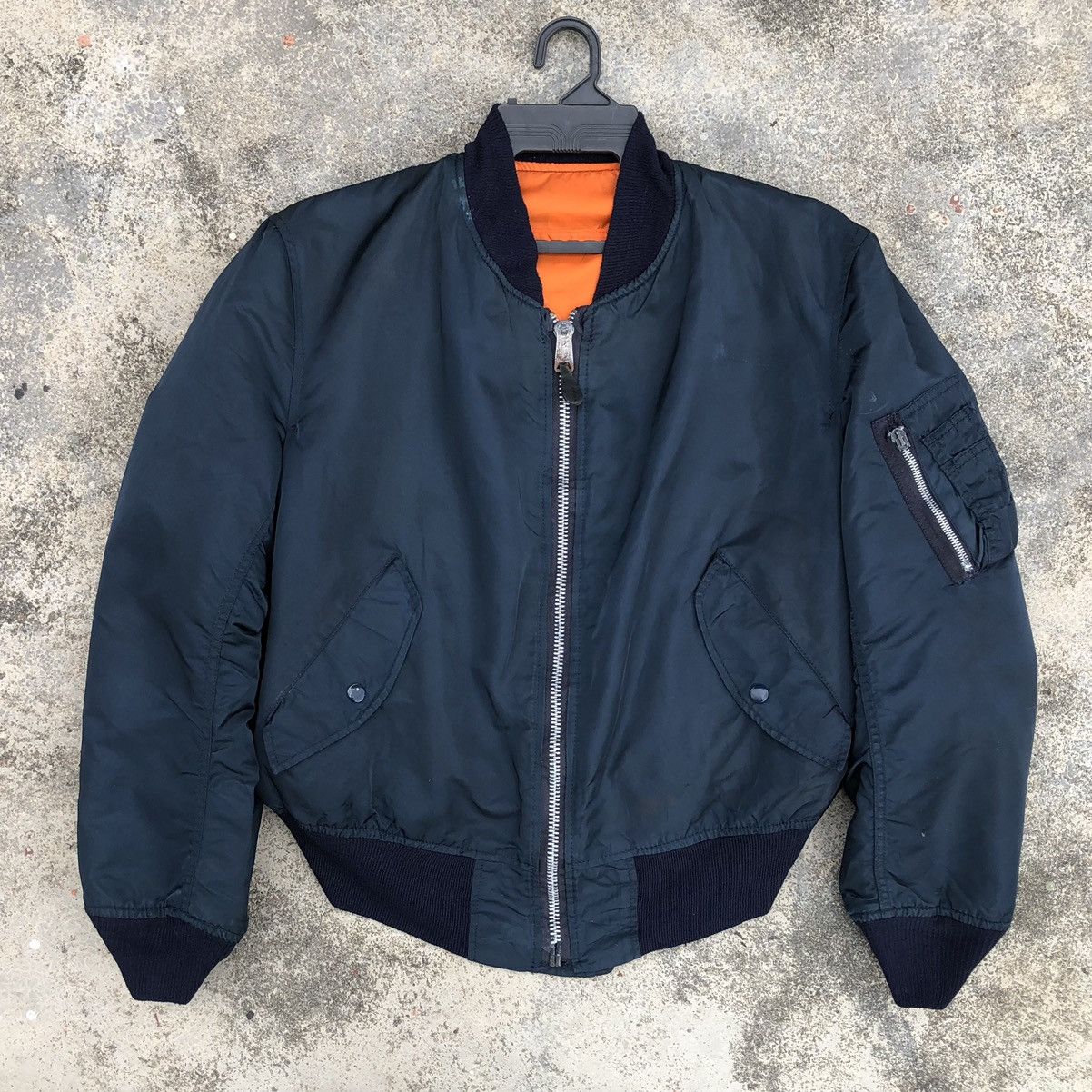 Alpha Industries Vintage Alpha Industries Intermediate Ma-1 Bomber Jacket 🇺🇸 Size US L / EU 52-54 / 3 - 9 Thumbnail