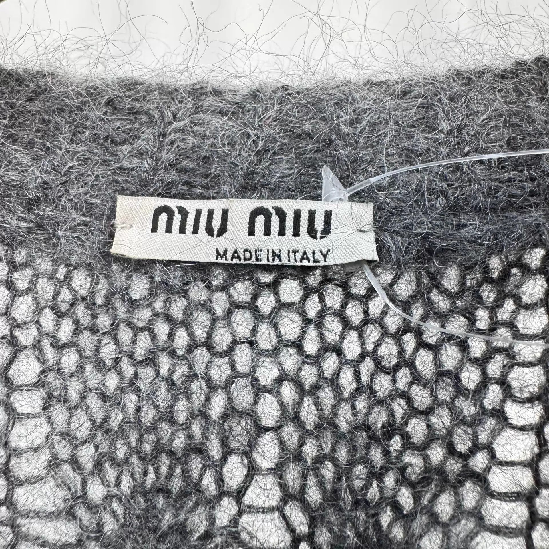 Miu Miu Miu Miu Ruffled Mohair Knit Dress Women's 40 99New Size S / US 4 / IT 40 - 5 Thumbnail
