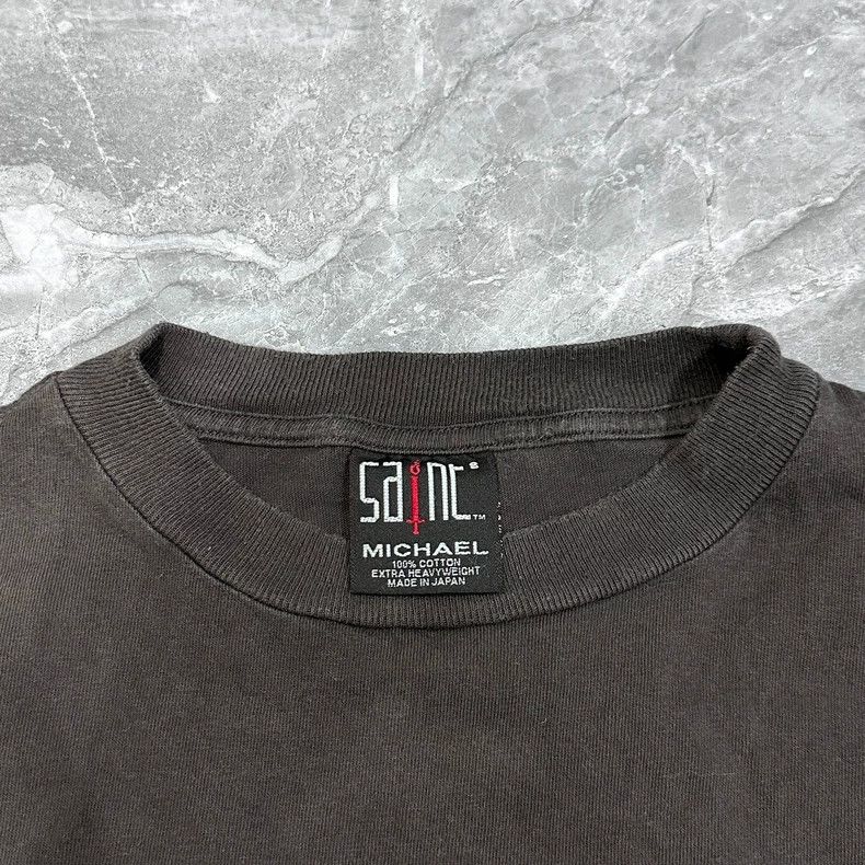 Saint Michael Saint Michael Out of print washed black God Bible short sl Size US S / EU 44-46 / 1 - 4 Thumbnail