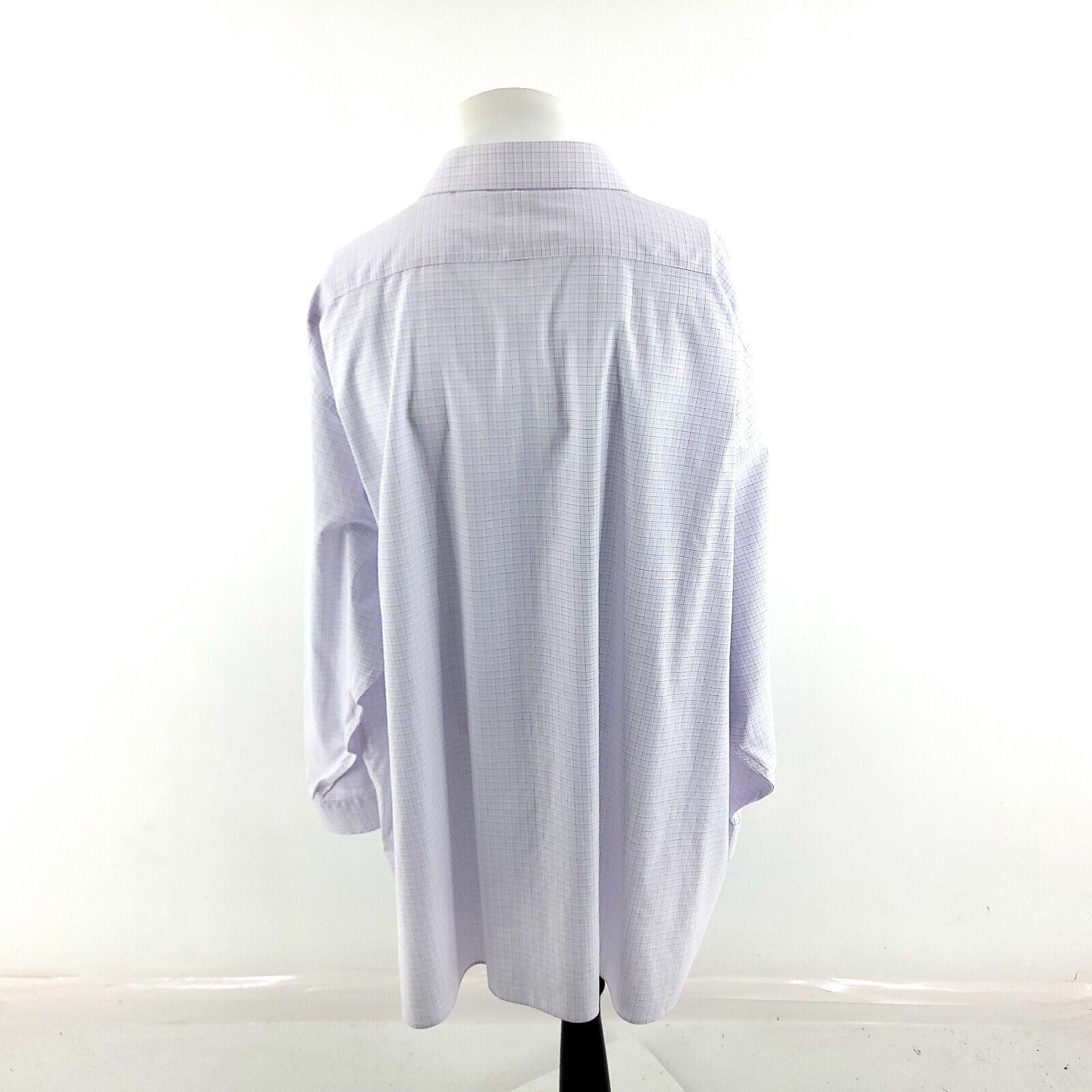 Jos. A. Bank DAMAGED Jos A Bank Traveler 20 35 White Blue Pink Check Pock Size US XXL / EU 58 / 5 - 6 Thumbnail
