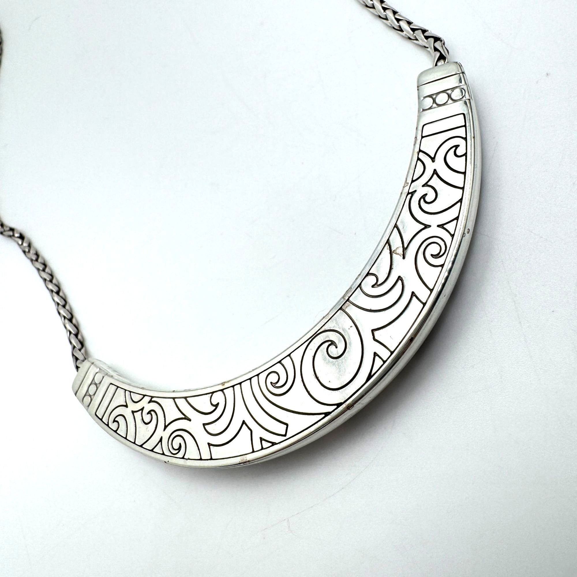 Brighton Brighton Aventura Silver-Tone Necklace Intricate Cut-Out Des Size ONE SIZE - 4 Thumbnail