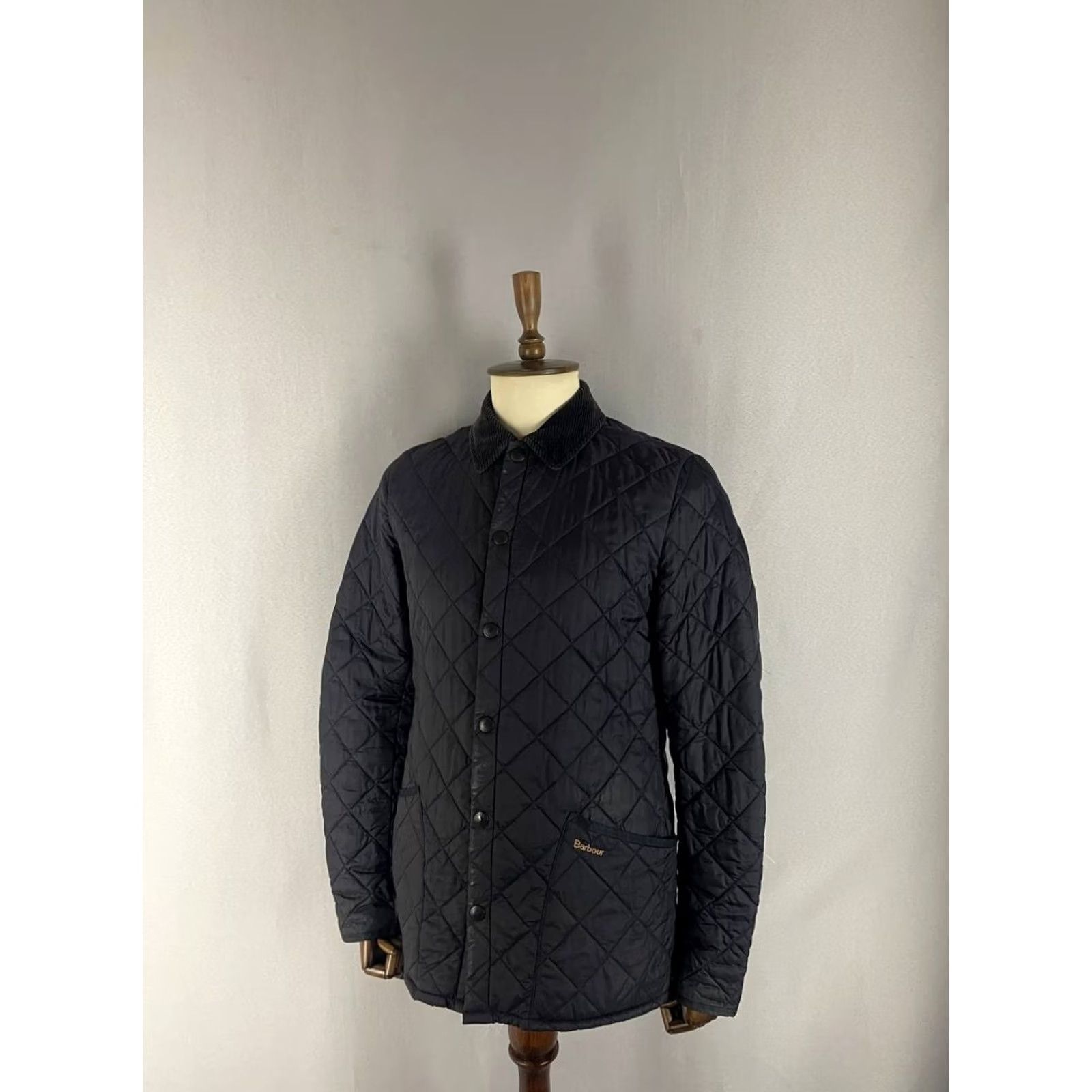 Barbour Barbour Mens Quilted Jacket Size S Navy Polyamide Long Sleeve Parka Coat Size US S / EU 44-46 / 1 - 2 Thumbnail