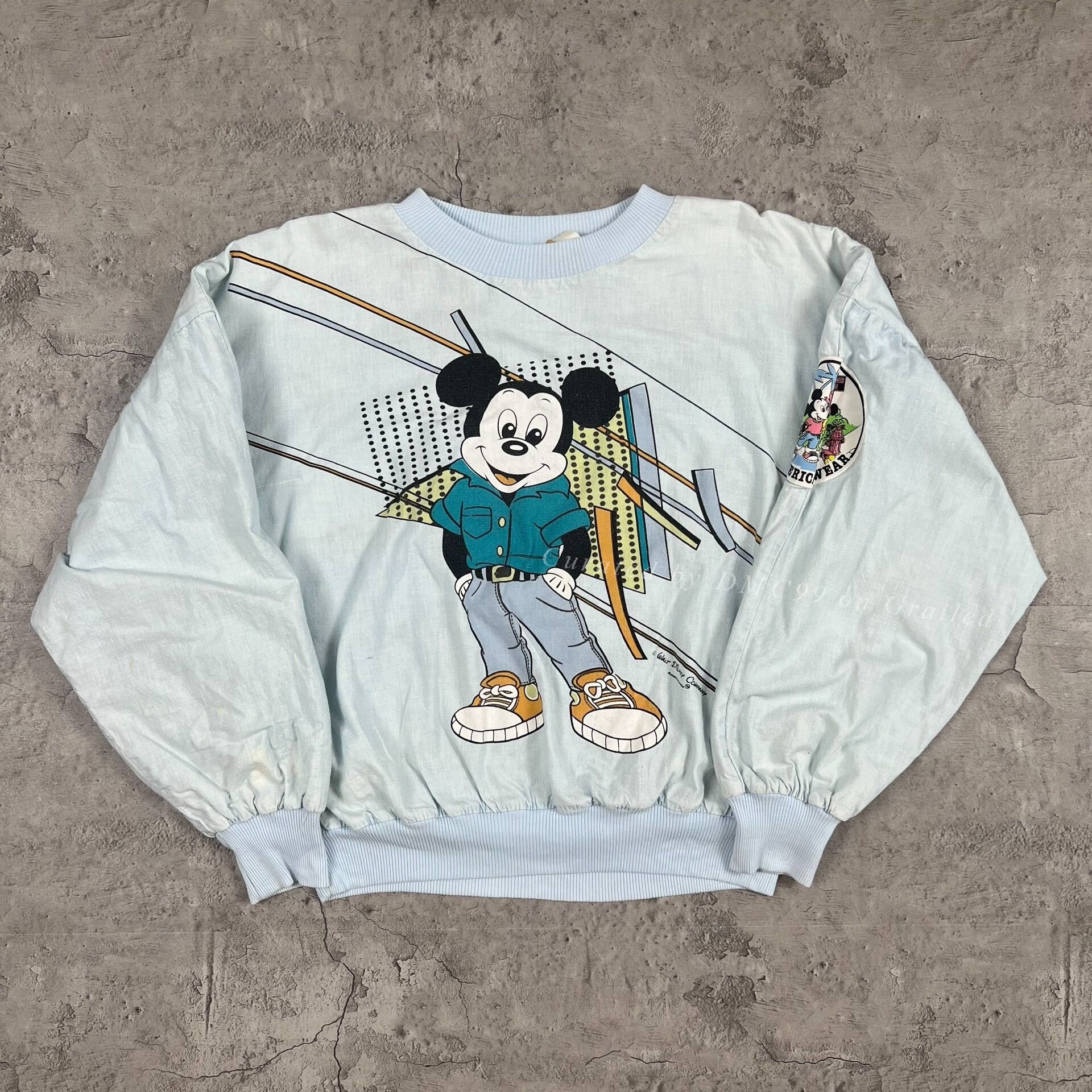 Vintage Vintage Disney Mickey Boxy Hoodie Size US M / EU 48-50 / 2 - 1 Thumbnail