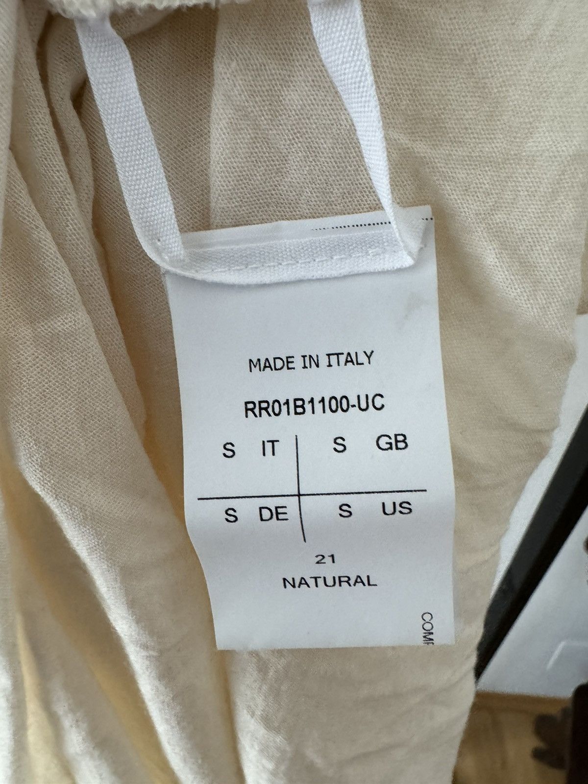 Rick Owens Rick Owens Fogachine S/S 22 Size US S / EU 44-46 / 1 - 7 Thumbnail