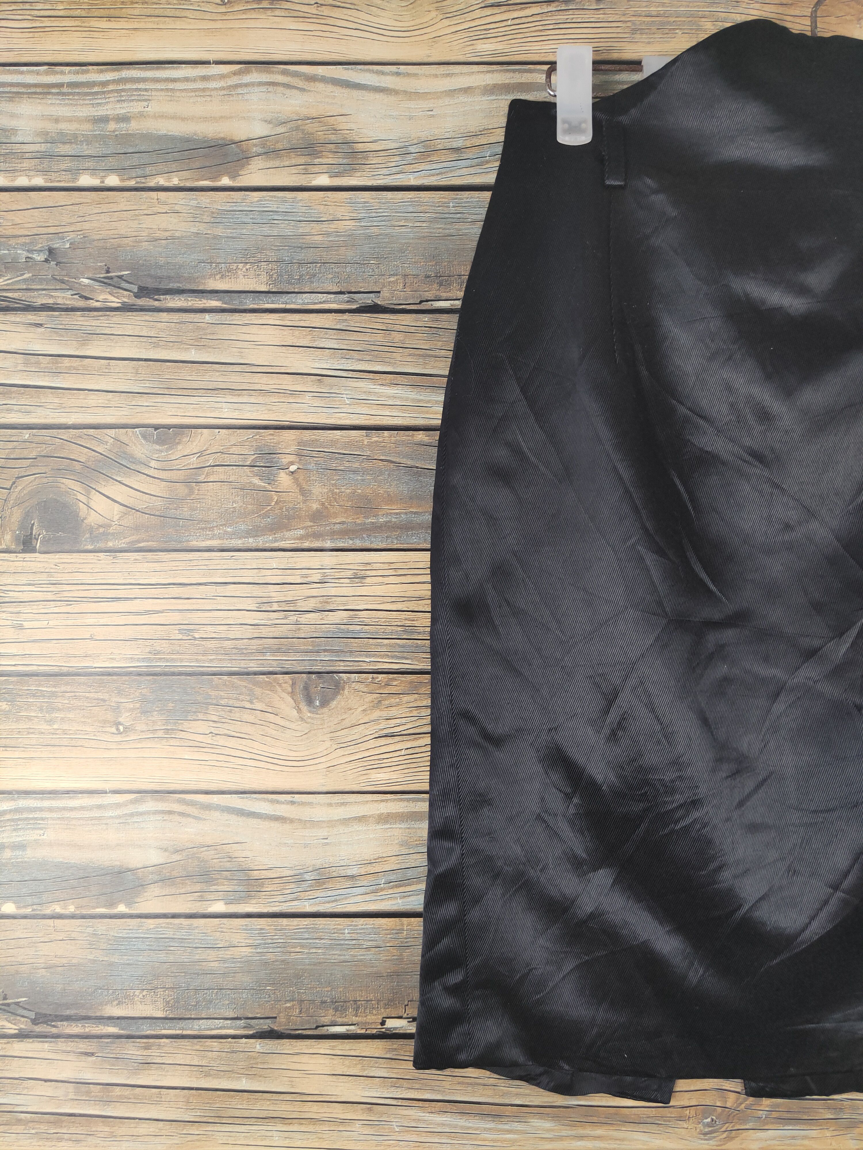 Japanese Brand × Vintage Luxury Design Amamy Black Mini Skirts Size 28" / US 6 / IT 42 - 3 Thumbnail