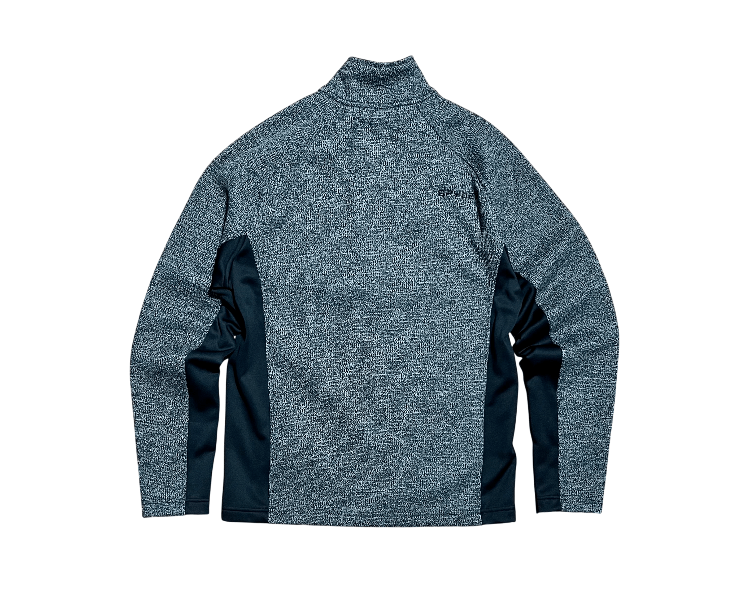 Spyder Spyder Half Zip Black & Gray Performance Pullover Sweater Size US M / EU 48-50 / 2 - 4 Thumbnail