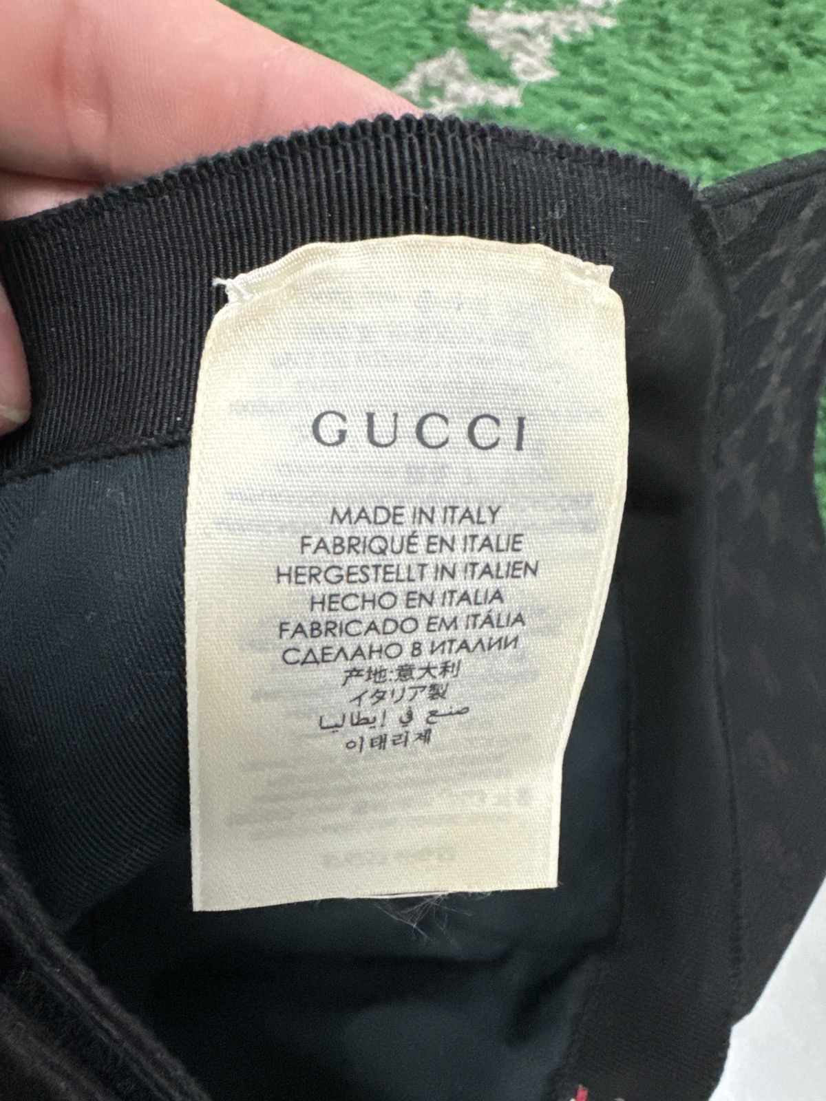 Gucci Gucci black monogram trucker Size ONE SIZE - 3 Thumbnail