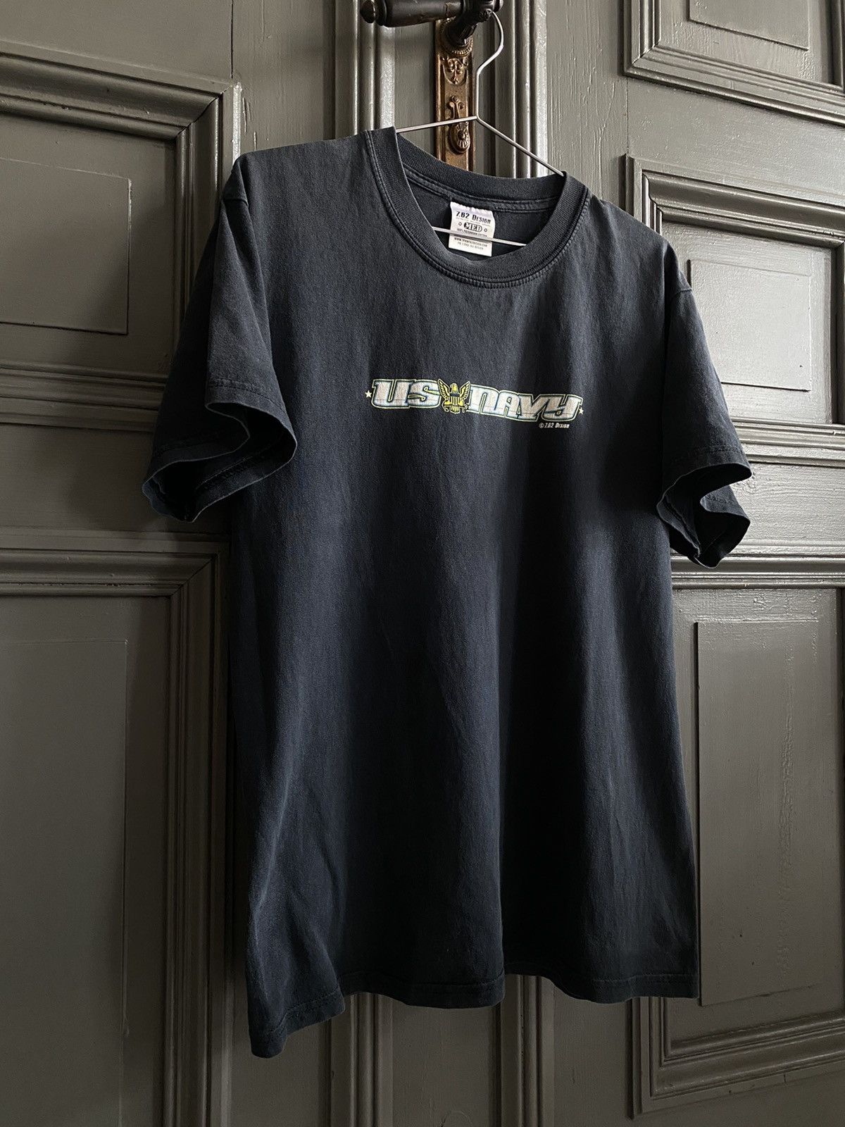 Vintage 7.62 Design Us.Navy Vintage Army T-Shirt. Size US L / EU 52-54 / 3 - 3 Thumbnail