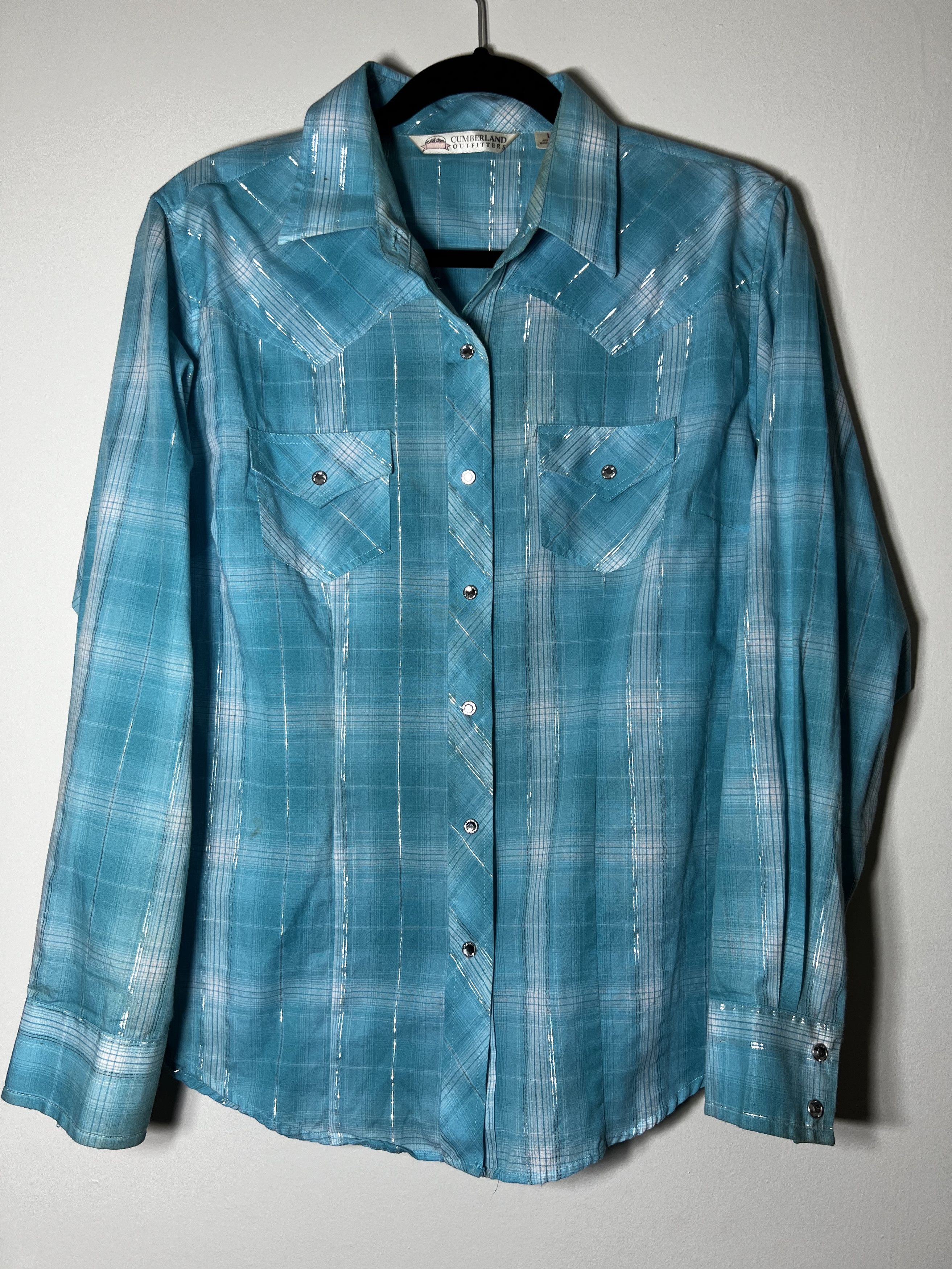 Other × Vintage Vintage Y2K Cumberland Outfitters Western Long Sleeve Size L / US 10 / IT 46 - 1 Thumbnail