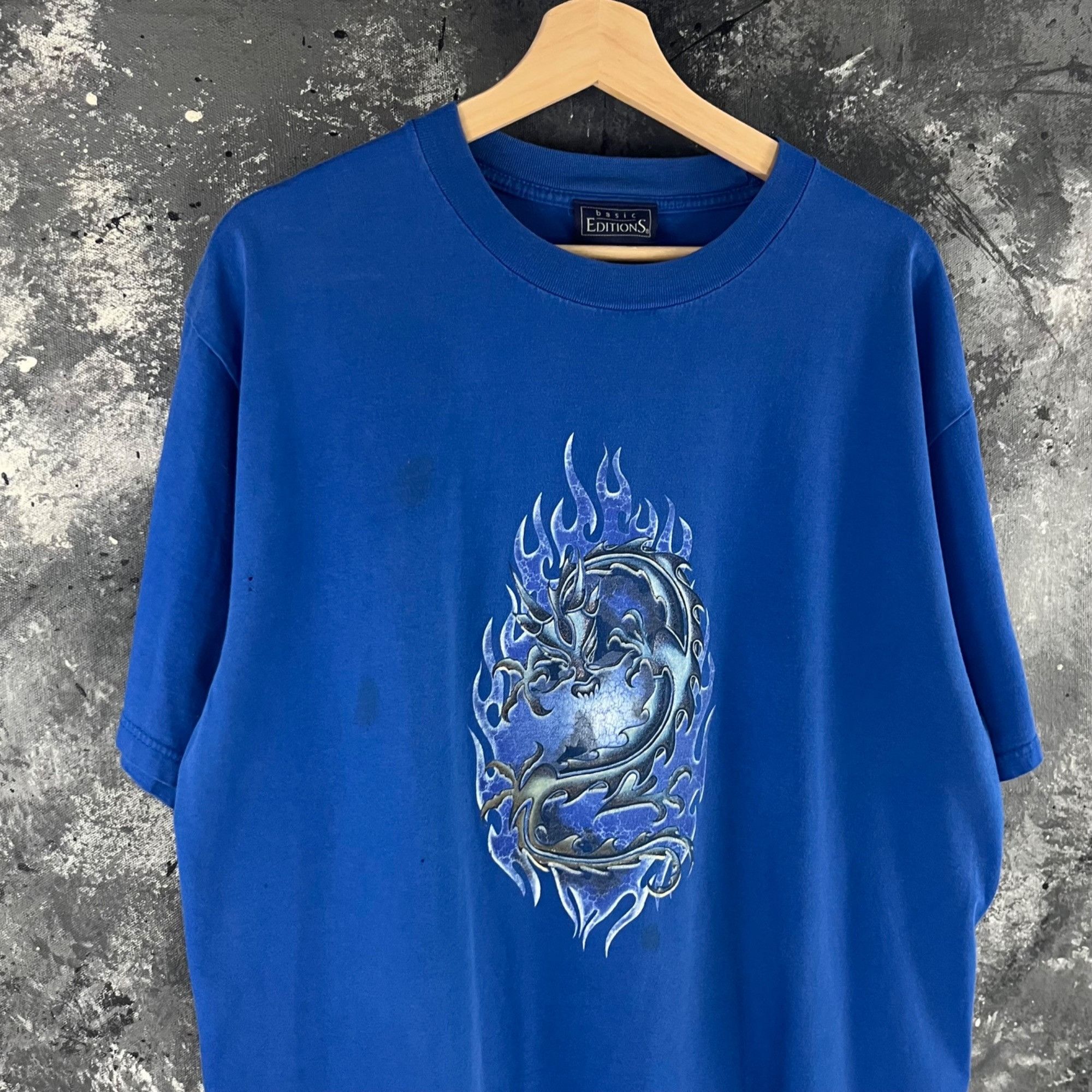 Basic Editions × Vintage Vintage 90’s Dragon grunge shirt Size US XL / EU 56 / 4 - 2 Thumbnail