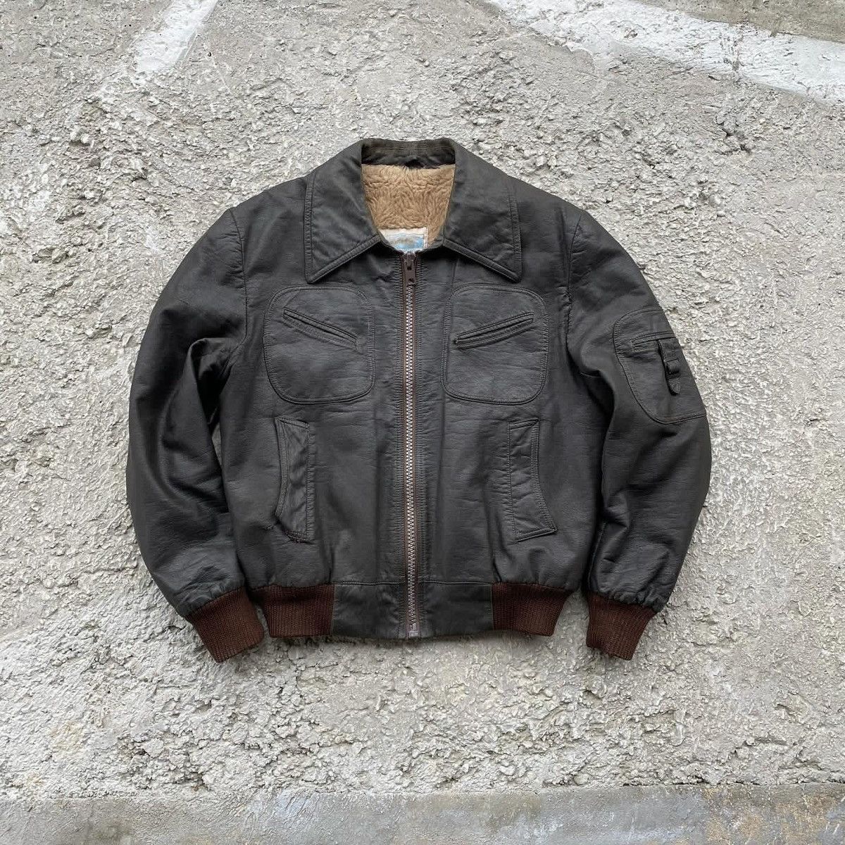 Japanese Brand × Leather Vintage Leather Jacket Size US M / EU 48-50 / 2 - 2 Thumbnail
