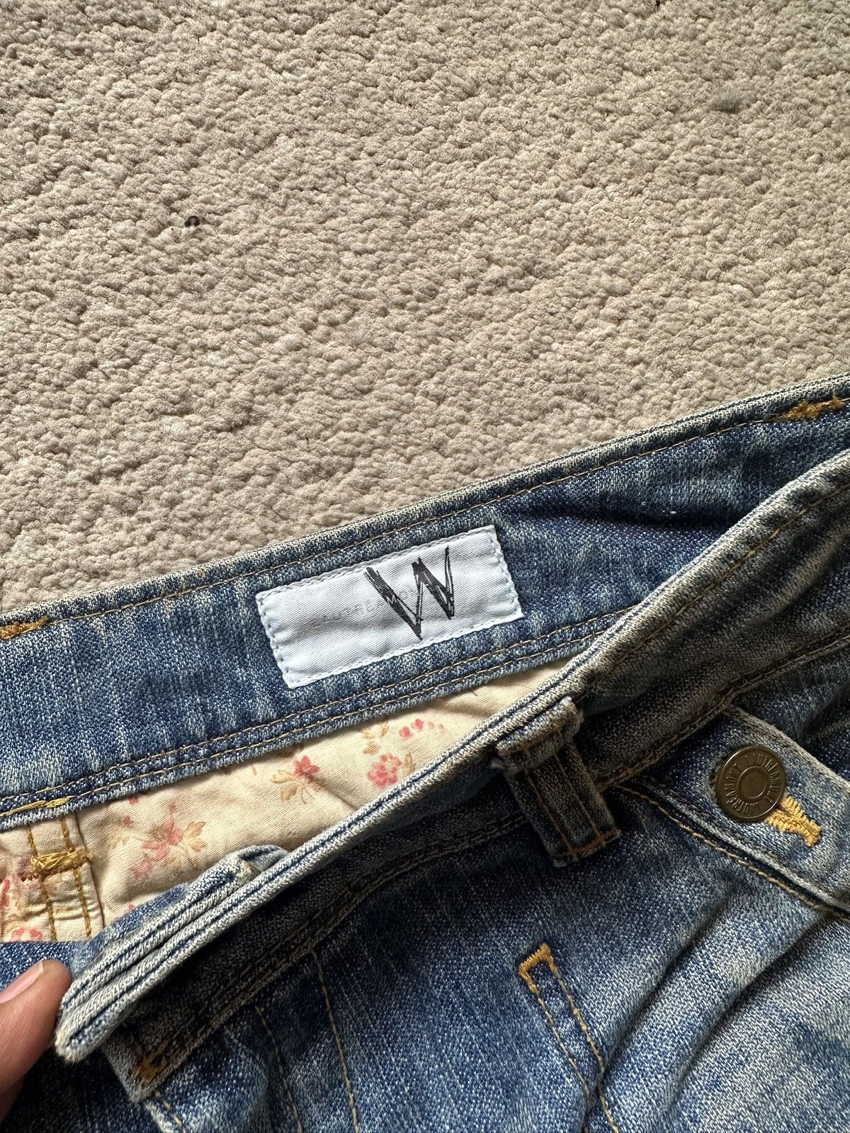 Japanese Brand 2000s LAUTREAMONT vintage Flare Jeans Size US 30 / EU 46 - 7 Thumbnail
