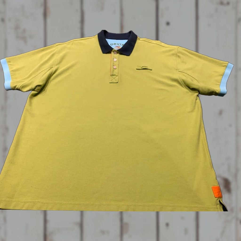 Orvis Orvis Polo Shirt Green Cotton Fishing Mens XL Size US XL / EU 56 / 4 - 1 Thumbnail