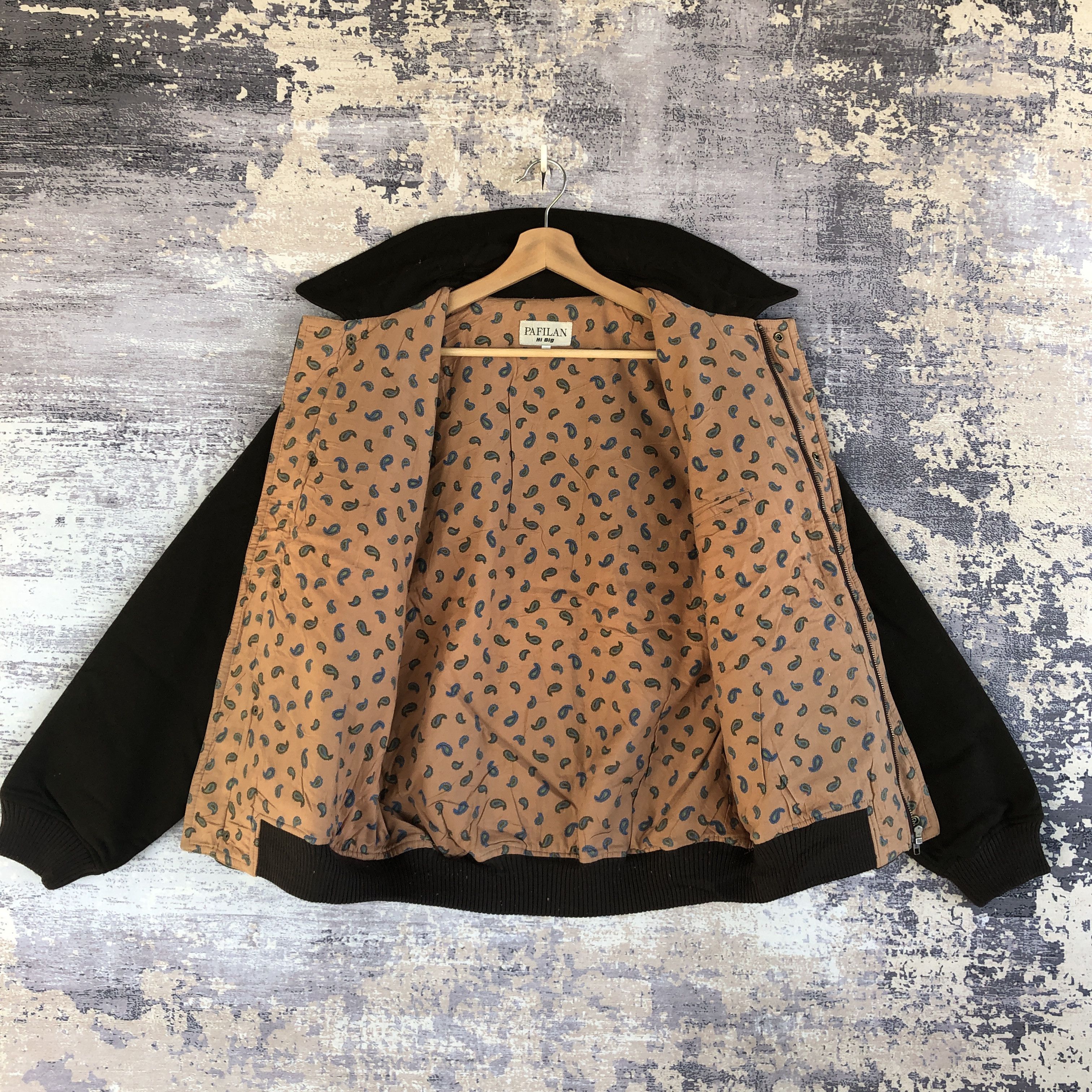 Japanese Brand × Vintage Vintage Pafilan Varsity Wool Jacket Hi Big Bomber Jacket Size US M / EU 48-50 / 2 - 4 Thumbnail